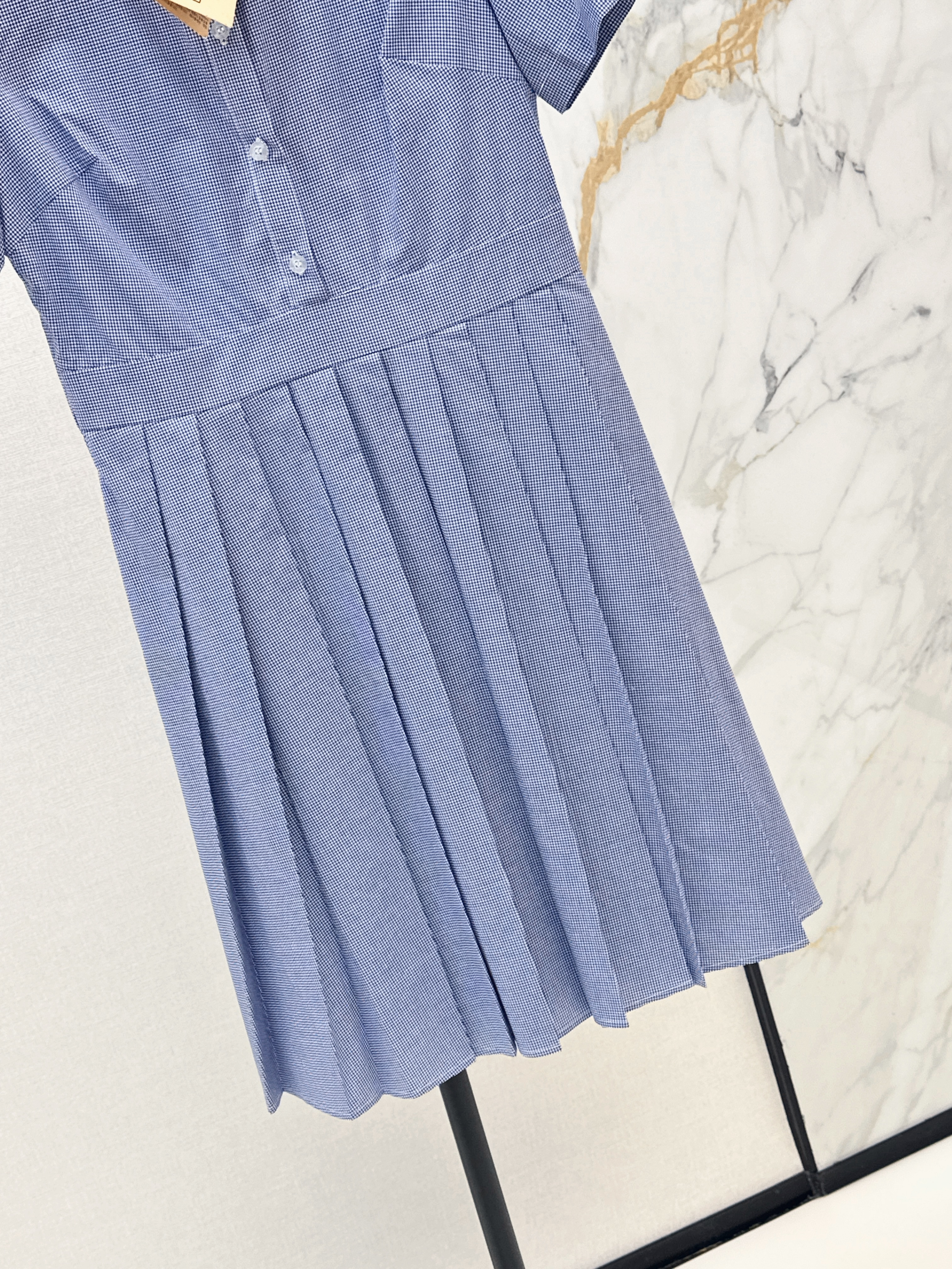 Miu 26ss peter pan collar dress