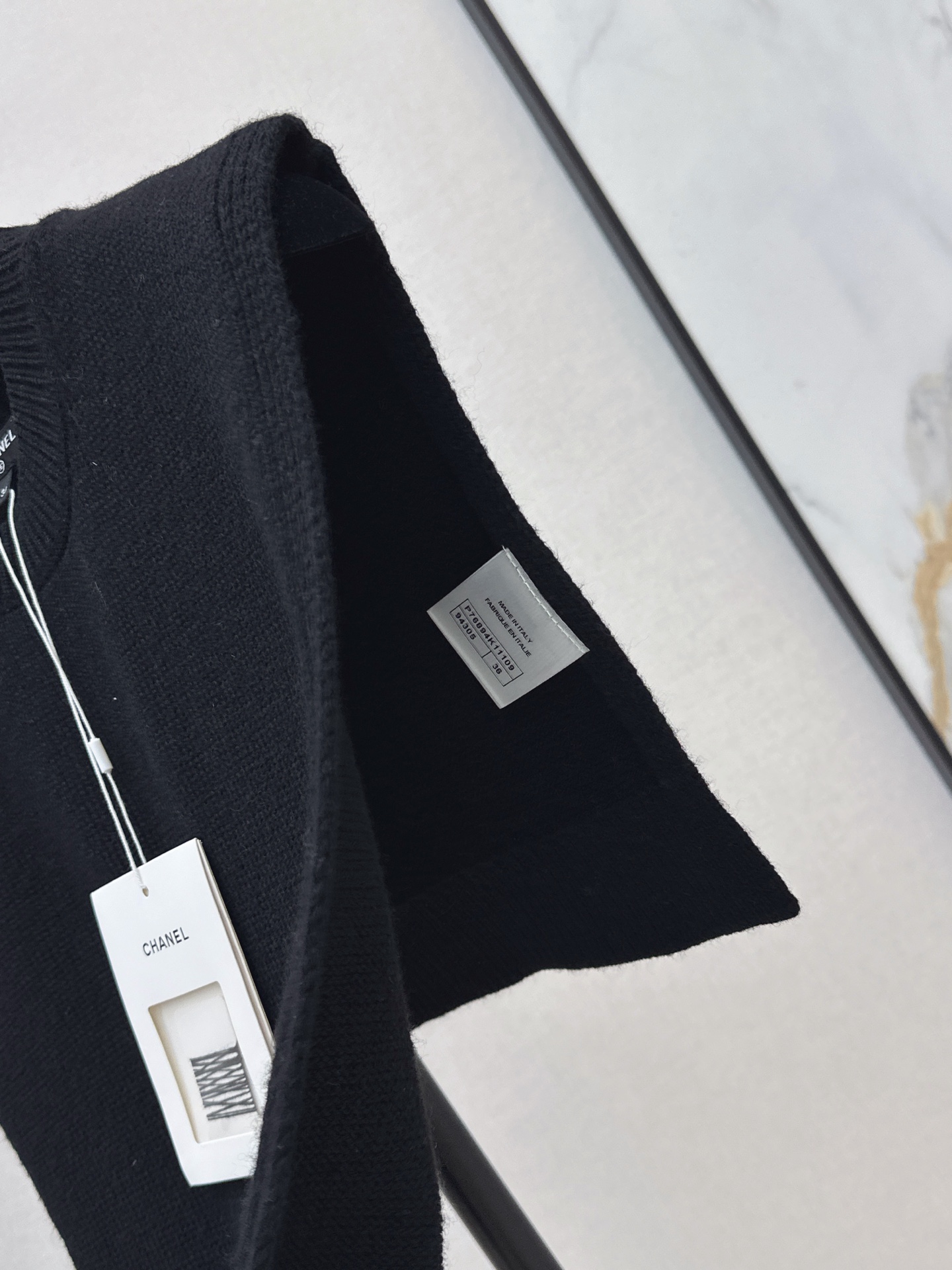 Chan 26ss knit cape