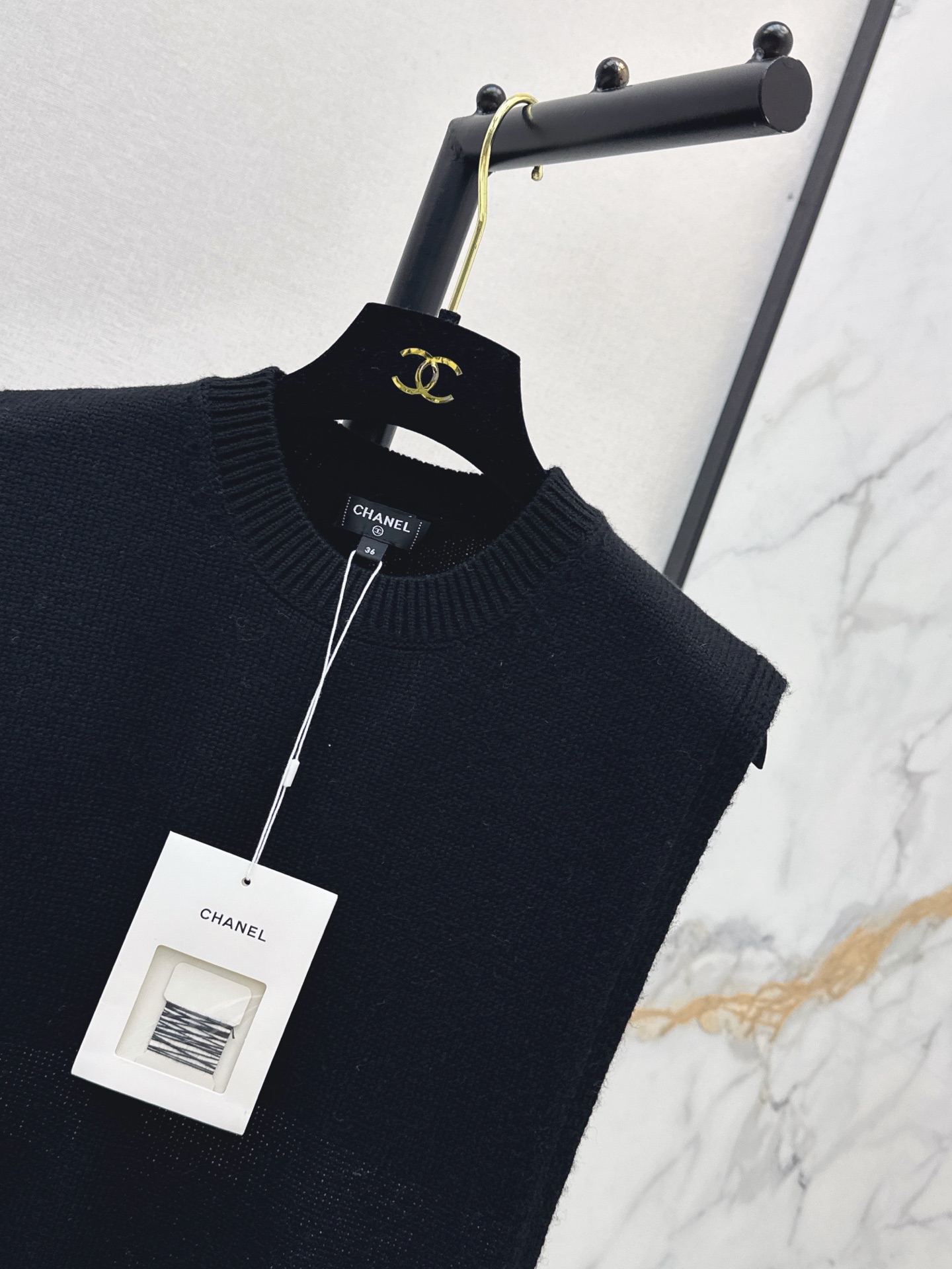 Chan 26ss knit cape