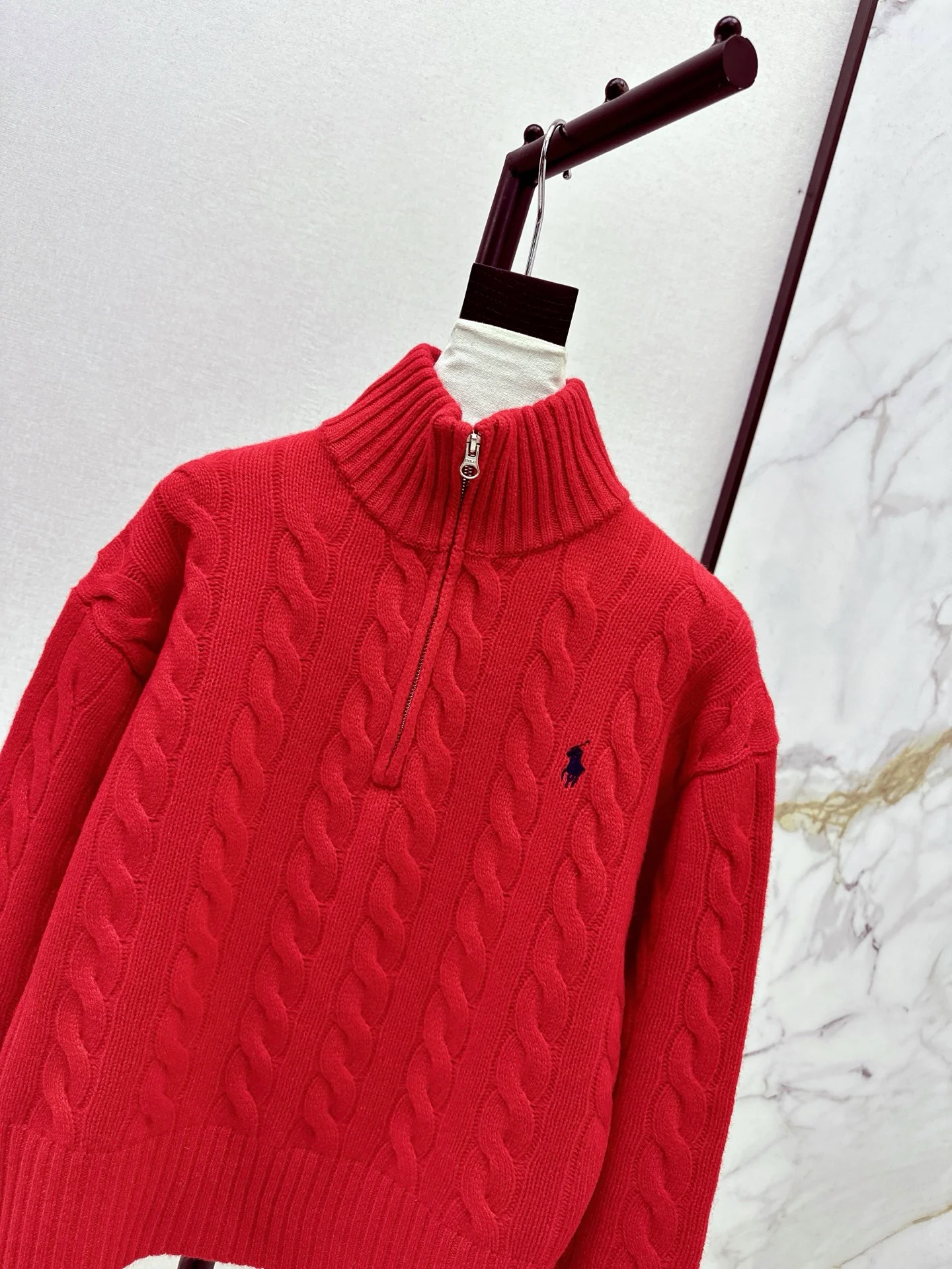 Ralp 25fw cable knit sweater