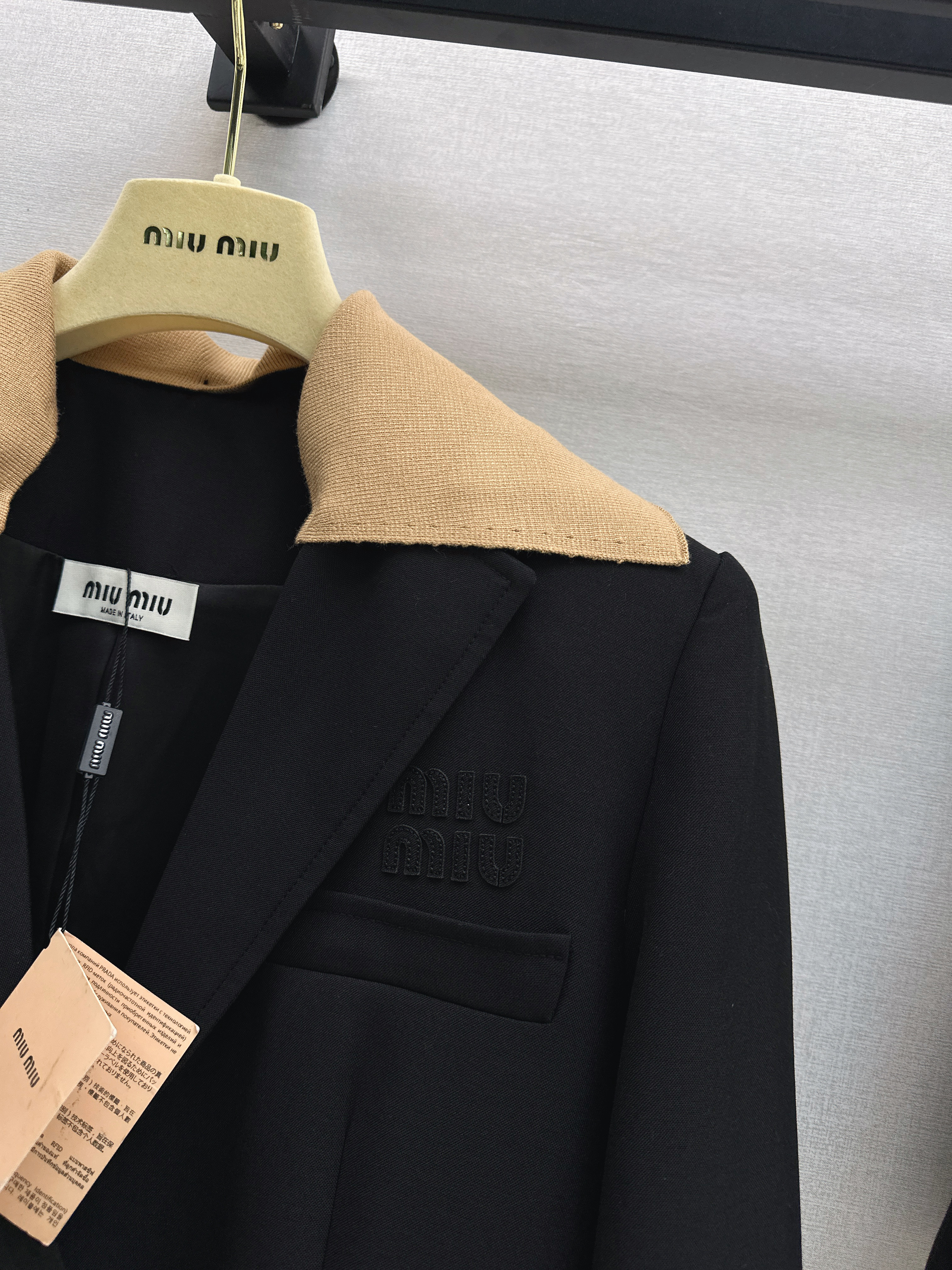 Miu 26ss 2in1 blazer