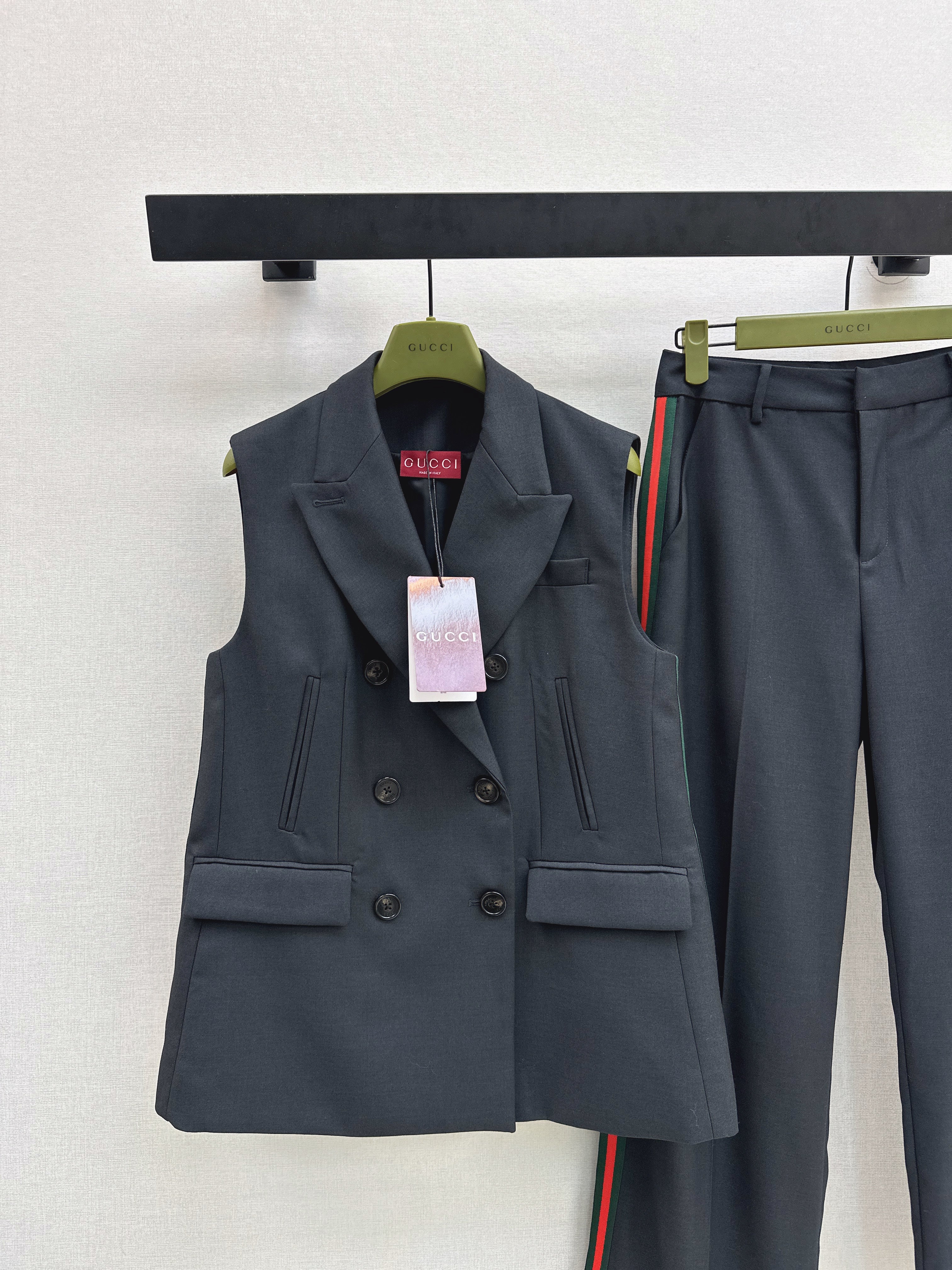 Gucc 26ss suit vest pants sets
