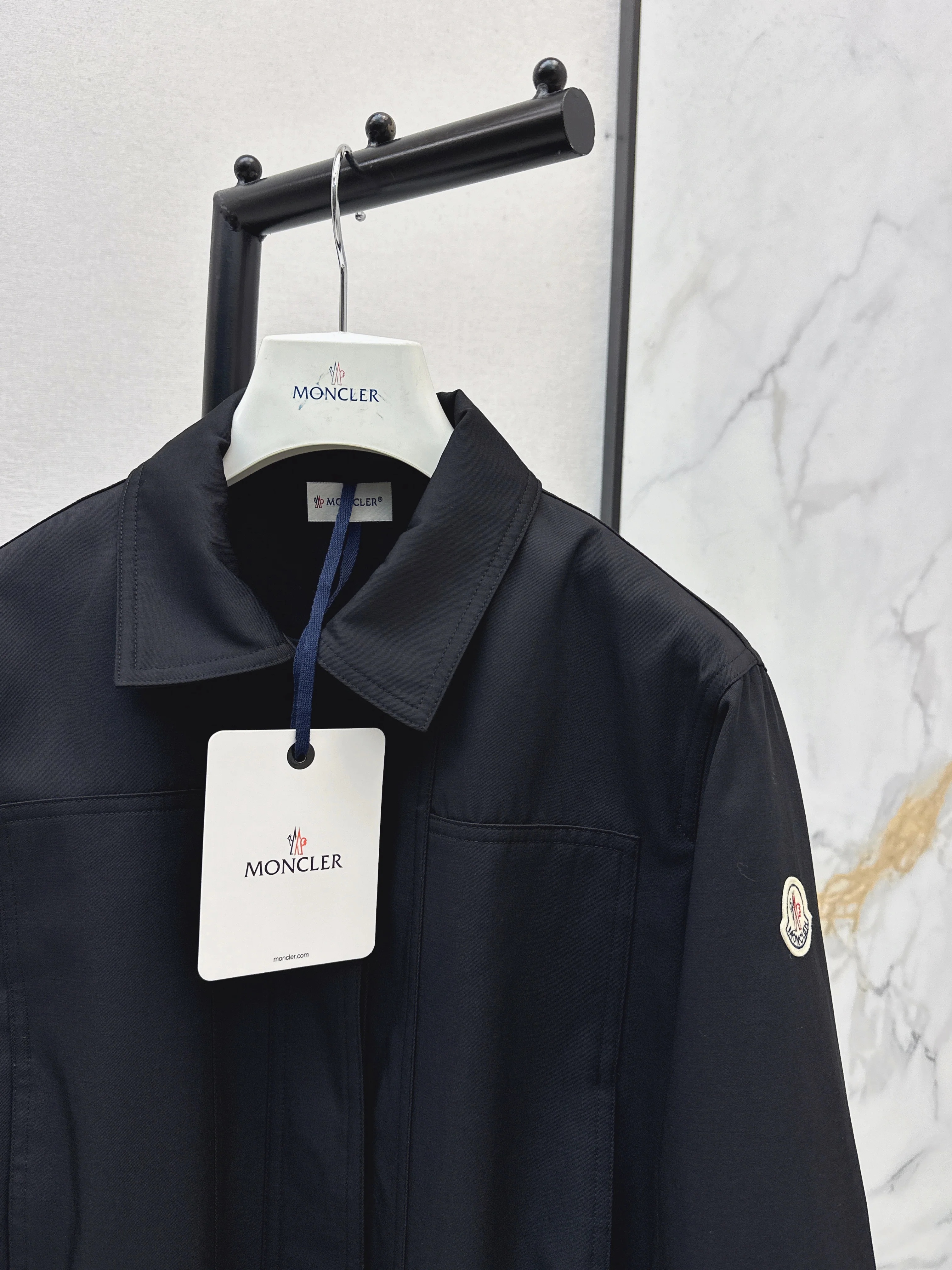 Monc 26ss drawstring trench coat