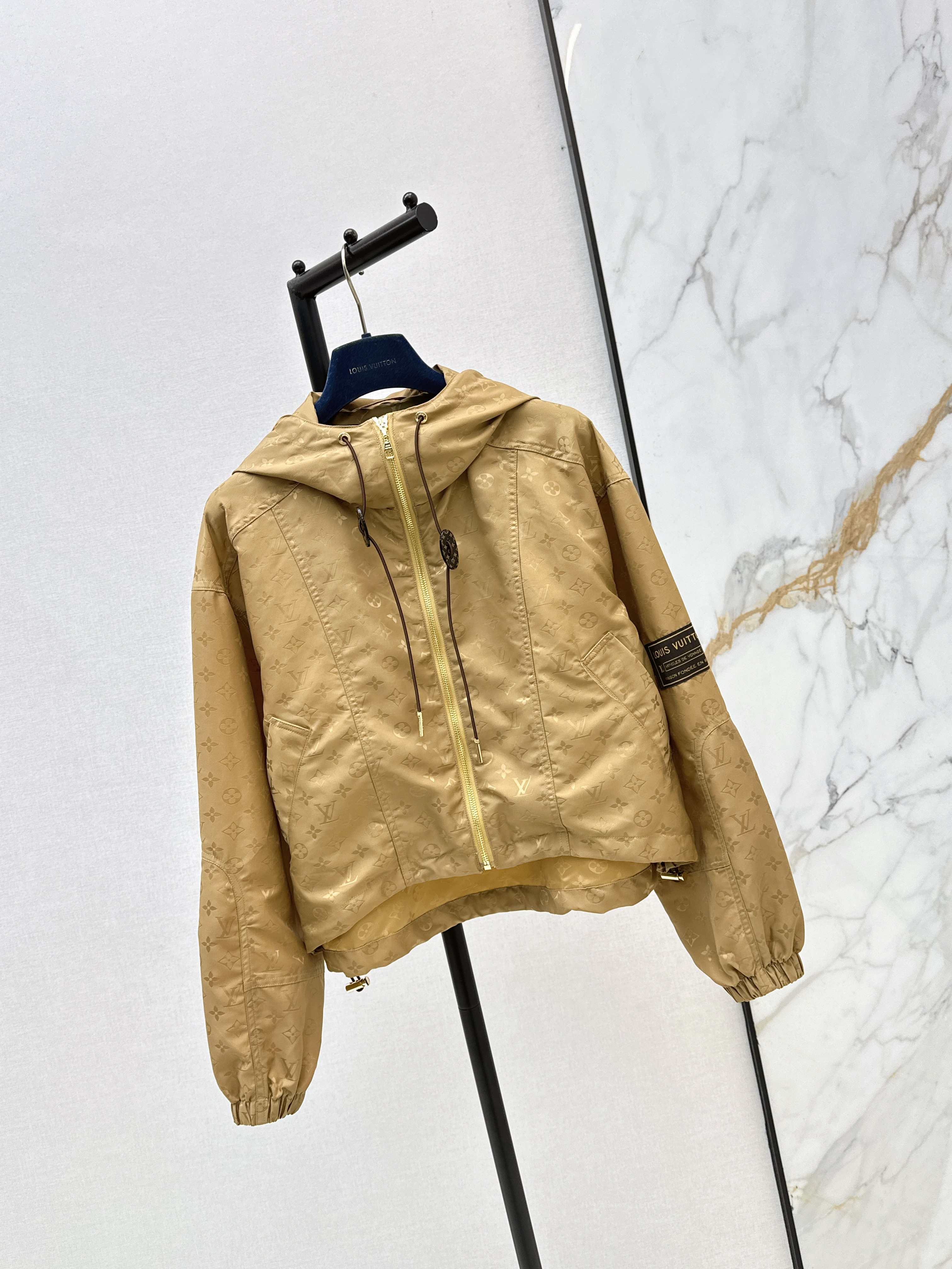 Loui 26ss jacquard hooded jacket
