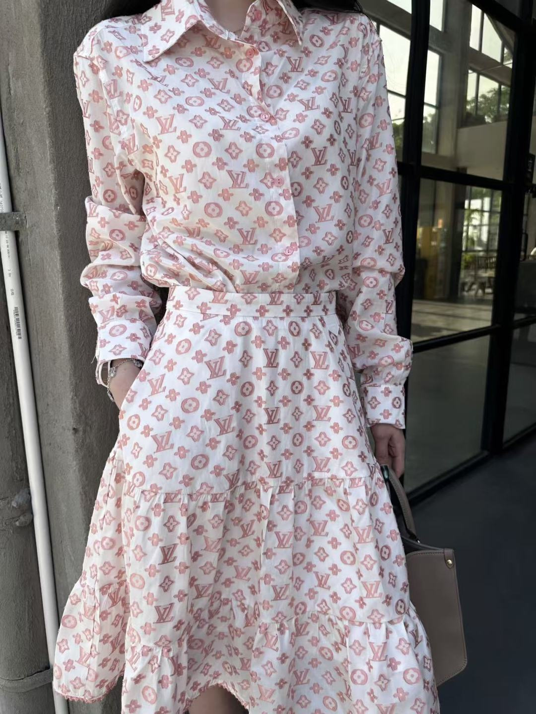 Loui 26ss layered skirt