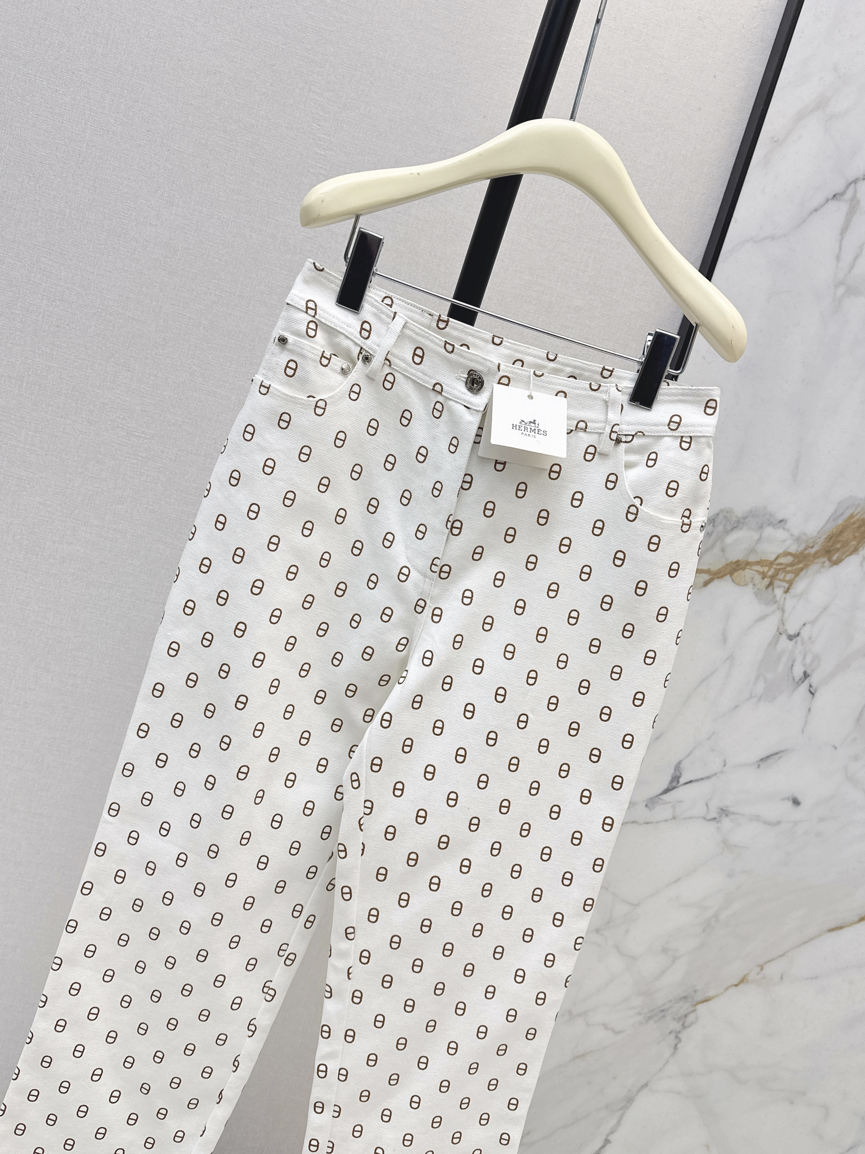 Herm 26ss print jeans