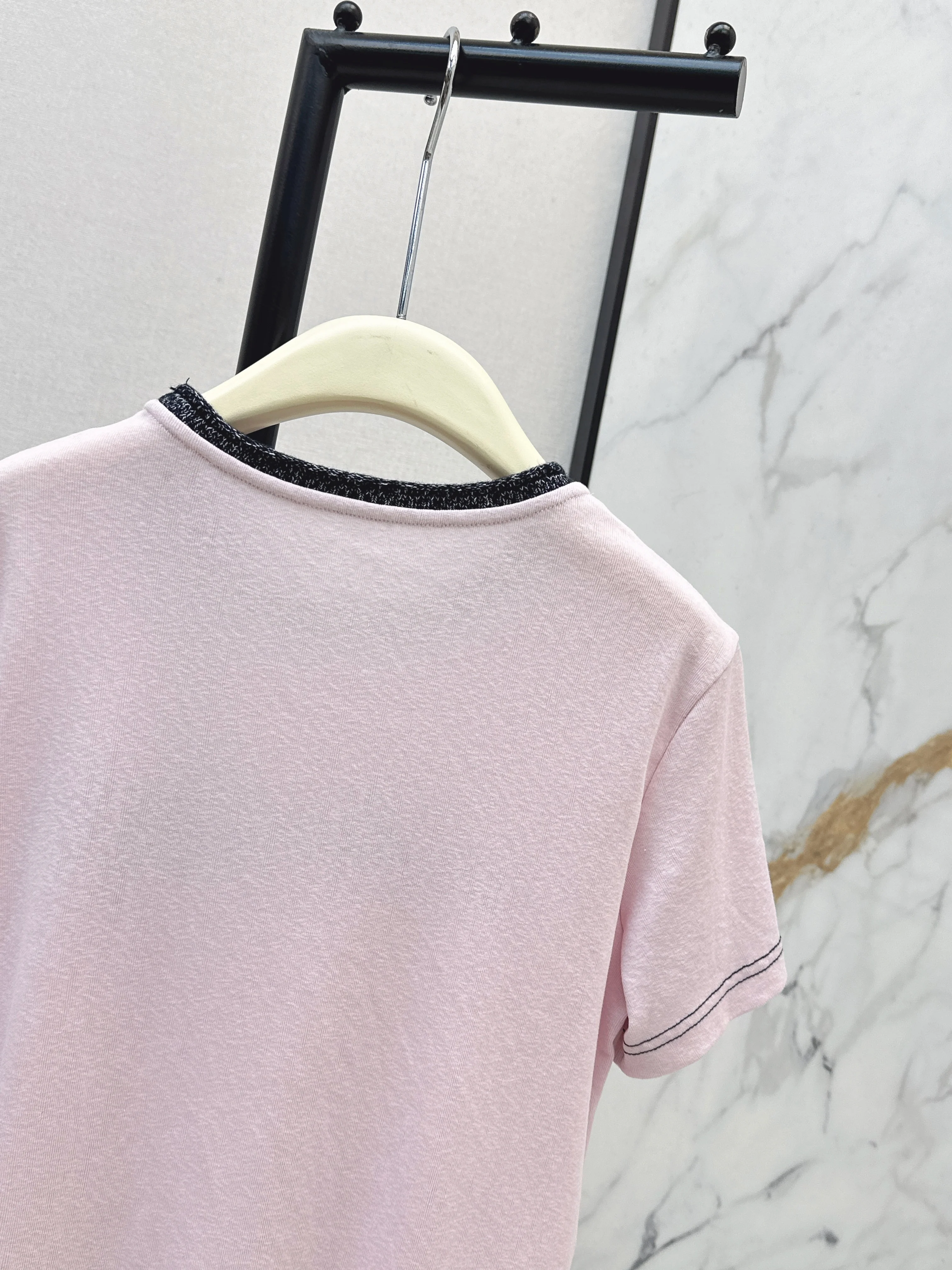 Chan 26ss embroidery t-shirts