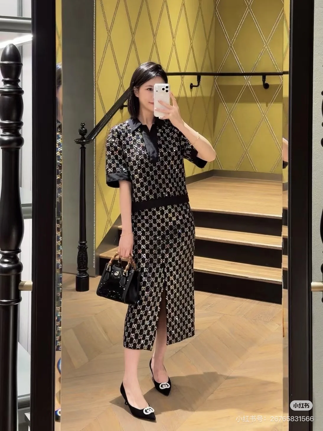 Gucc 26ss woven skirts