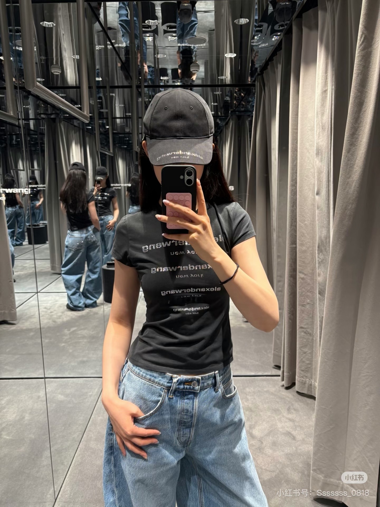Alex 26ss rhinestone t-shirt