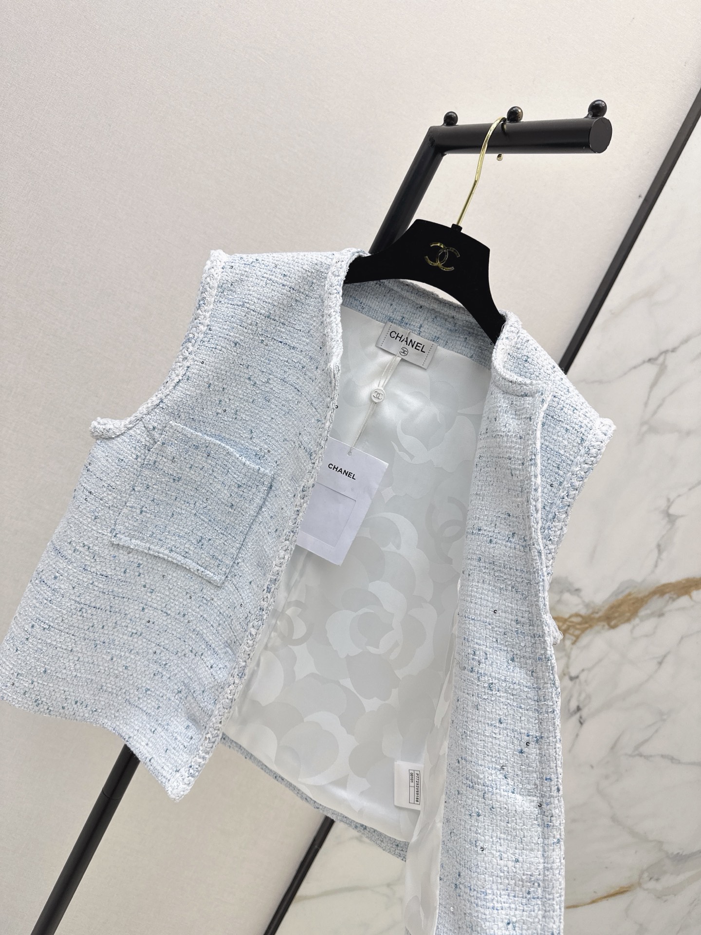 Chan 26ss woven vest