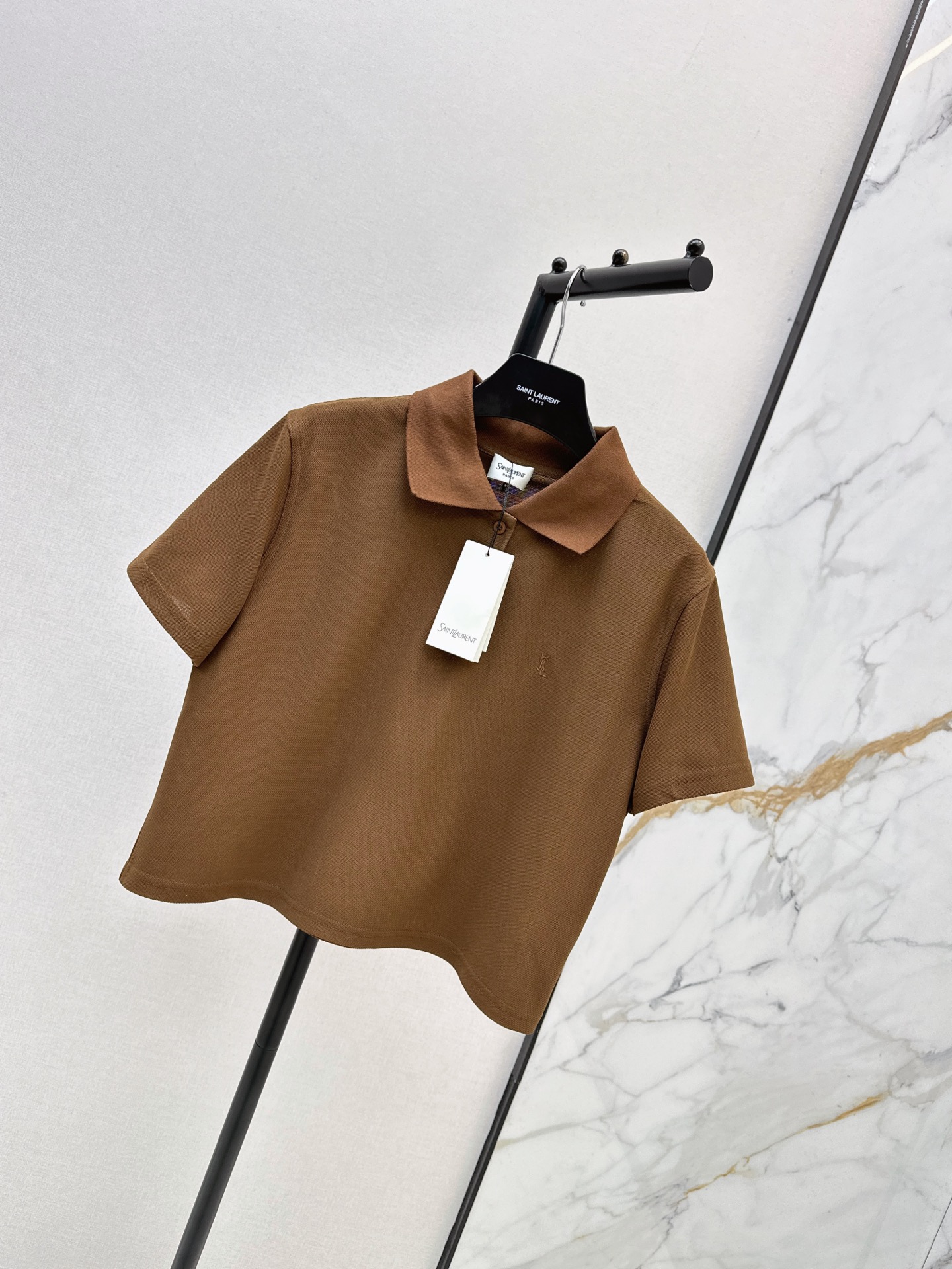 Sain 26ss cropped polo