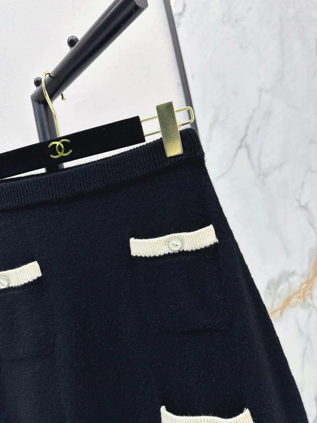 chan 25ss knit skirt