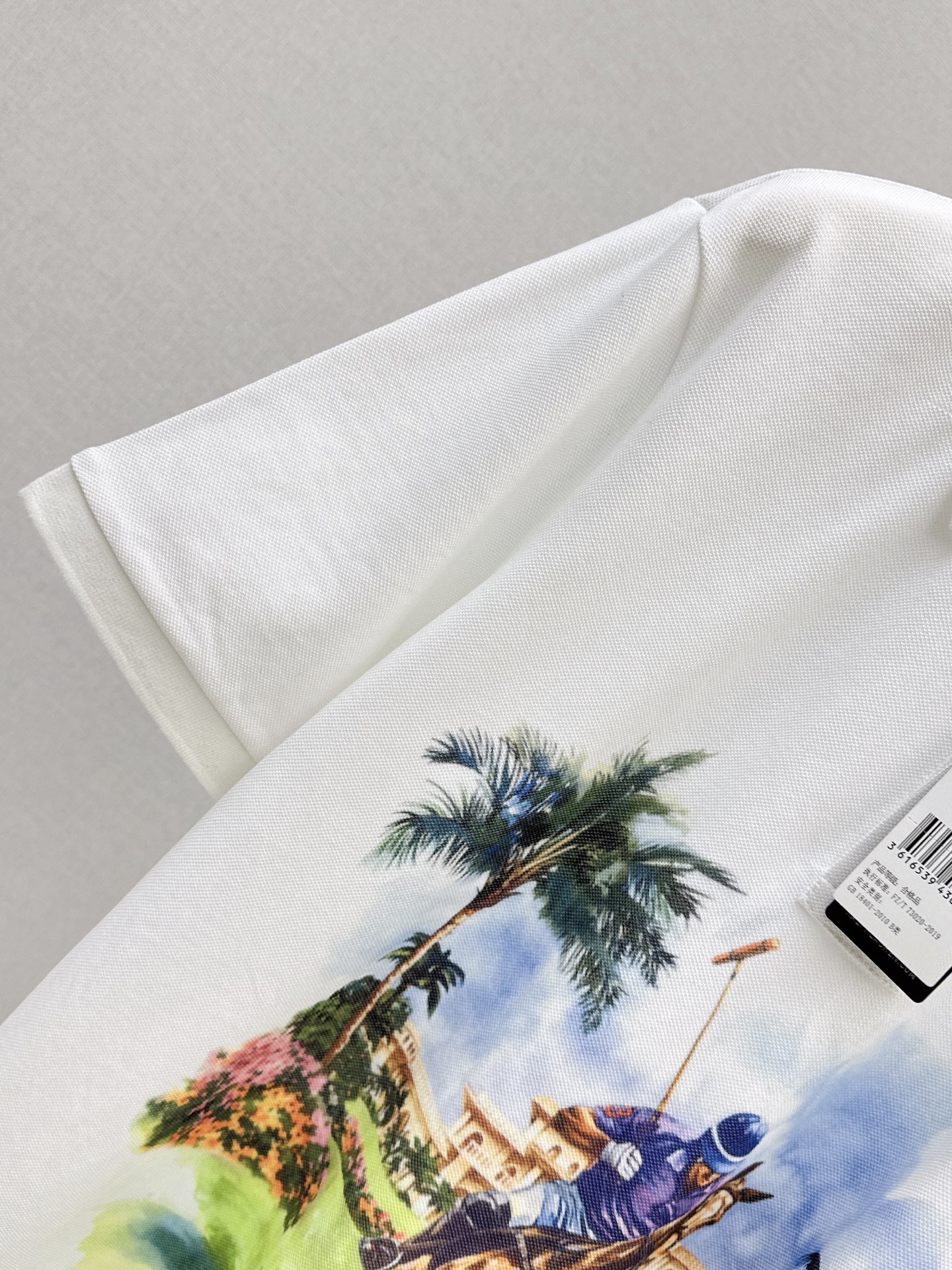 Ralp 26ss print polo shirt
