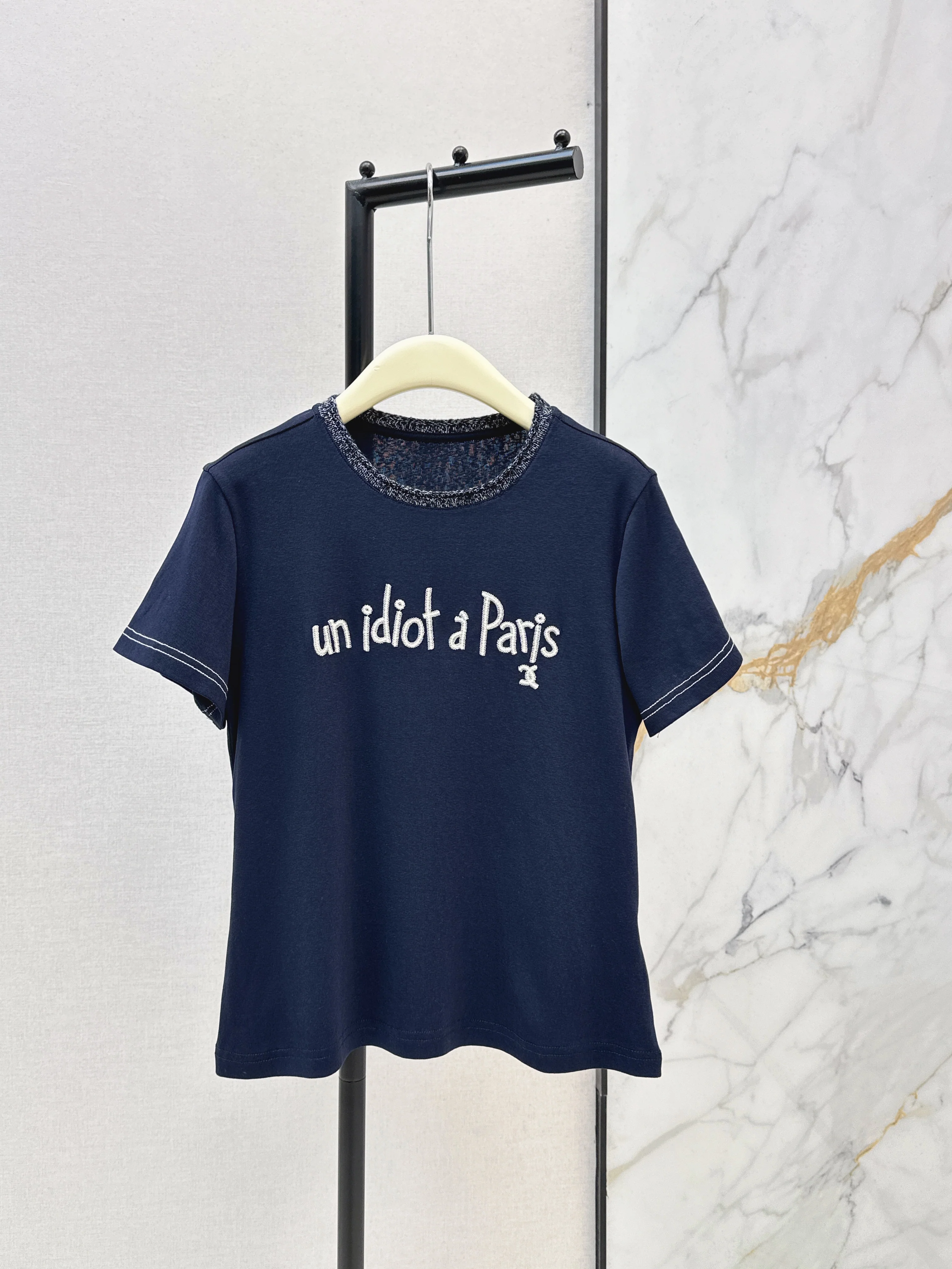 Chan 26ss embroidery t-shirts