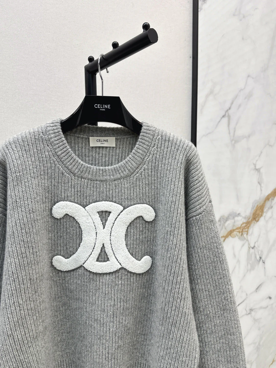 Celi 25fw embroidered sweater