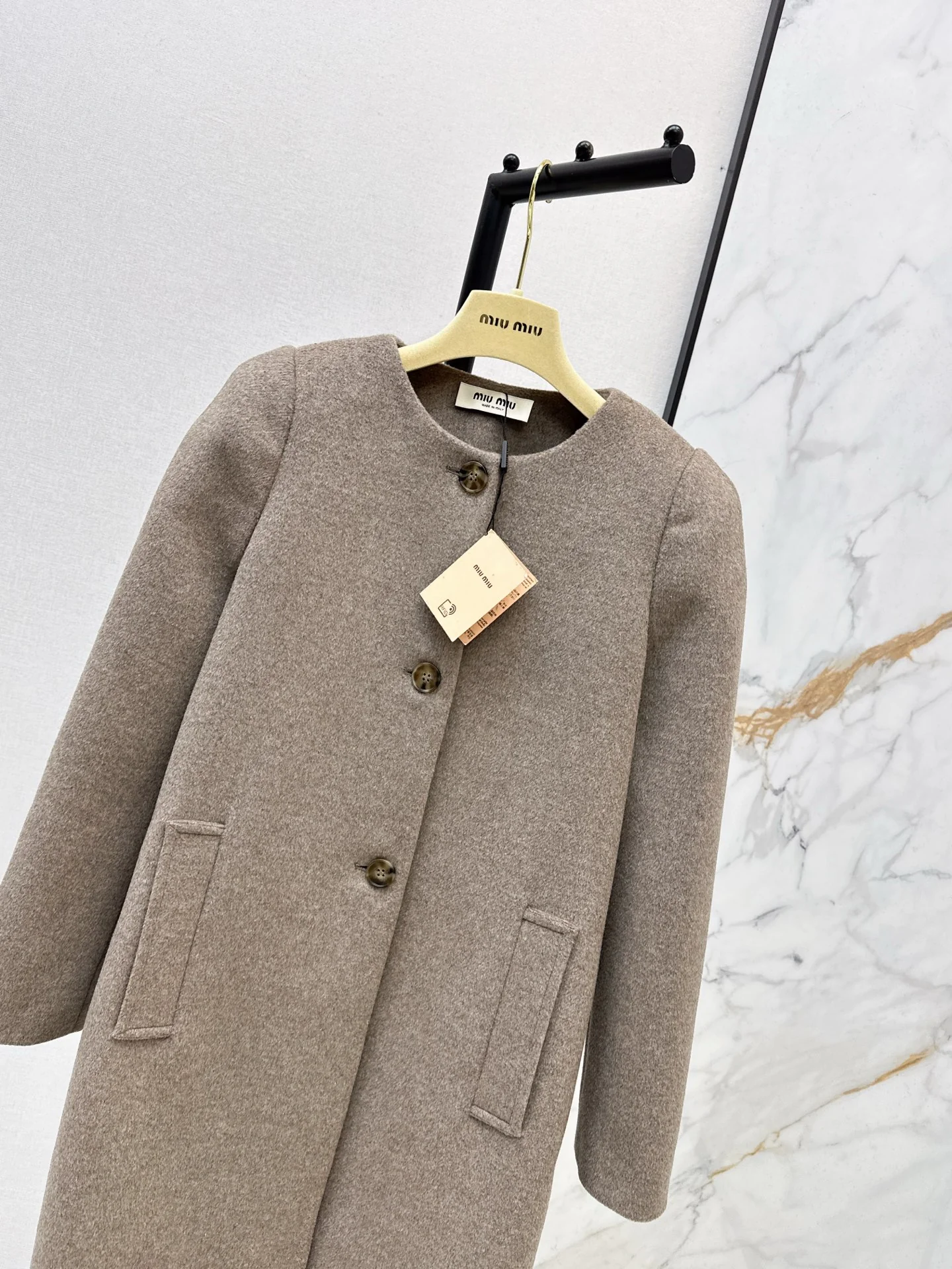 Miu 26ss woolen overcoats