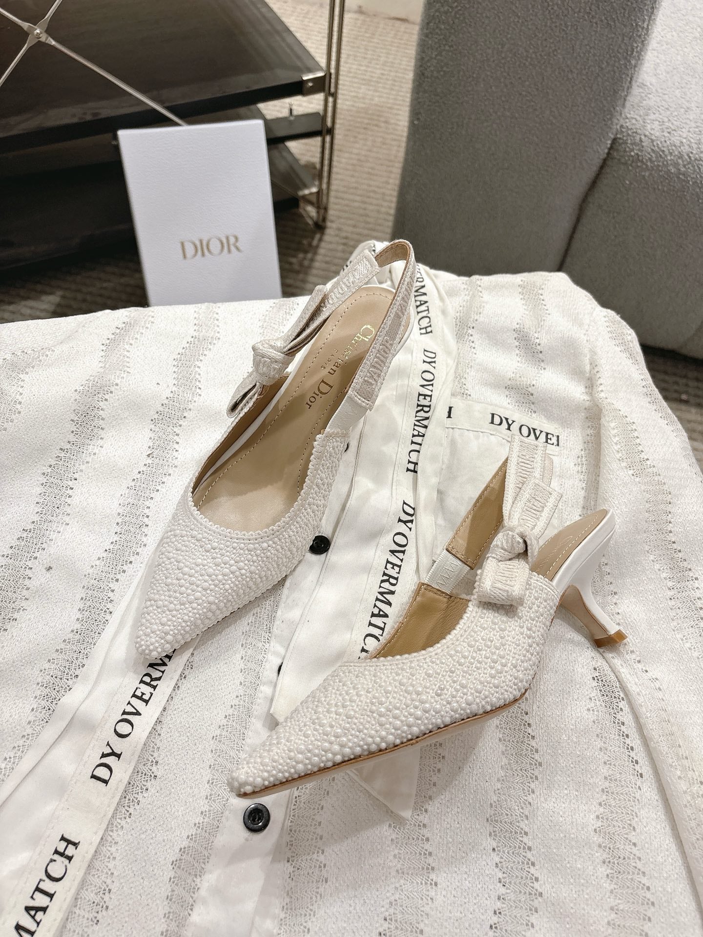 CD 25fw kitten slingback heels