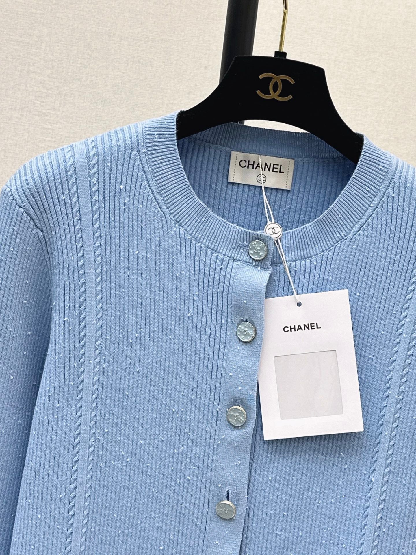 Chan 25fw jacquard knit cardigan