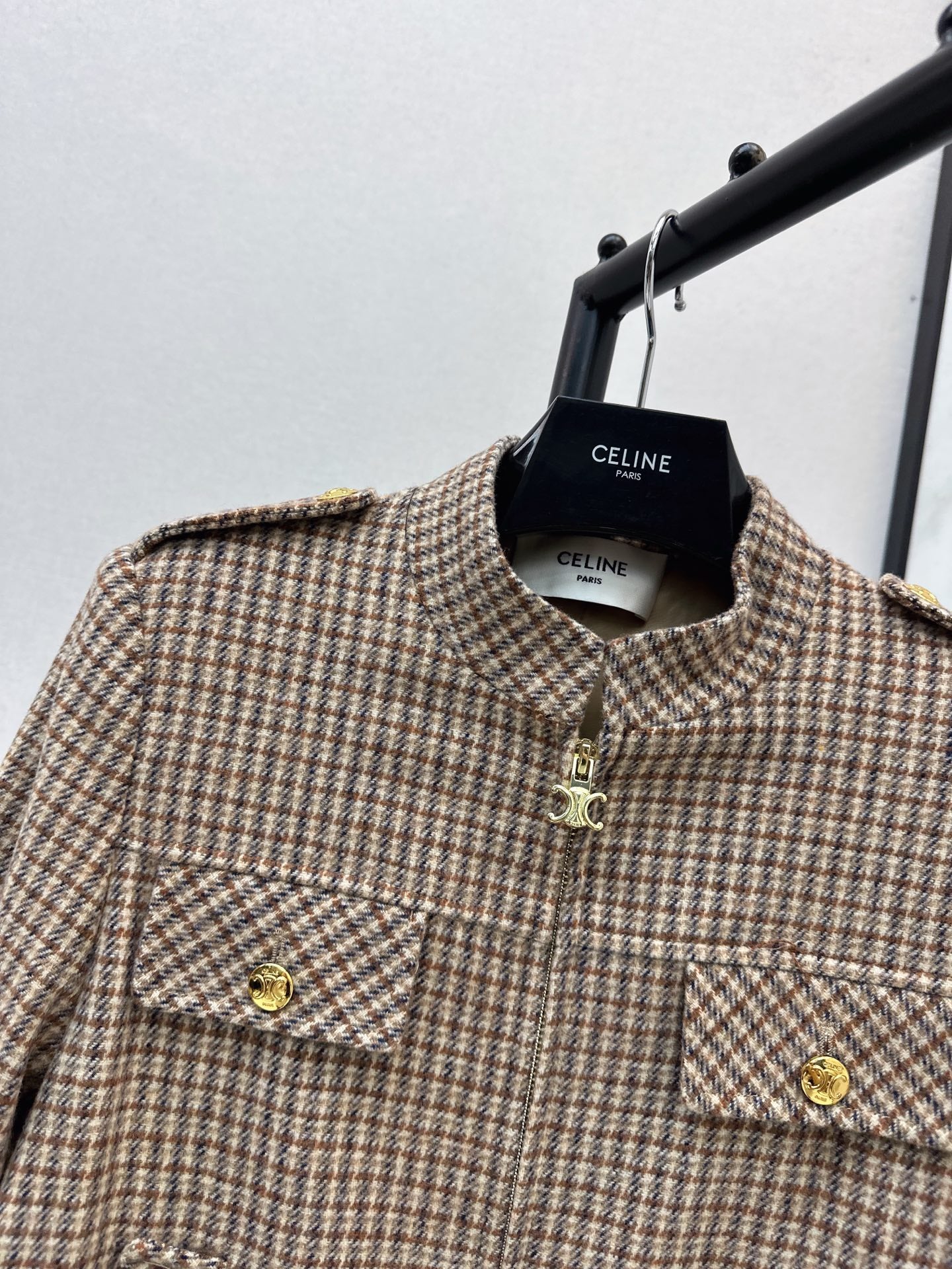 Celi 25fw houndstooth jacket