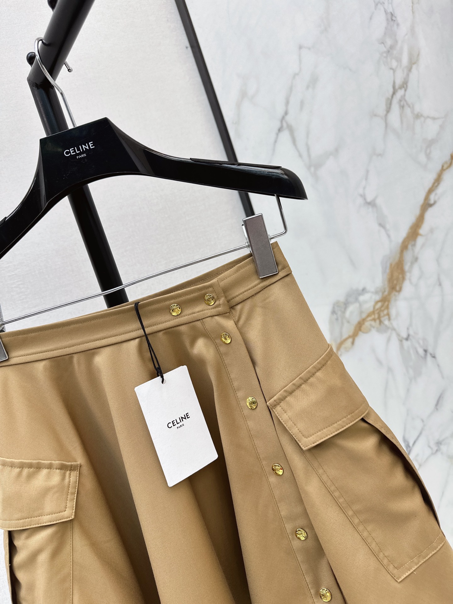 Celi 26ss cargo mini skirt