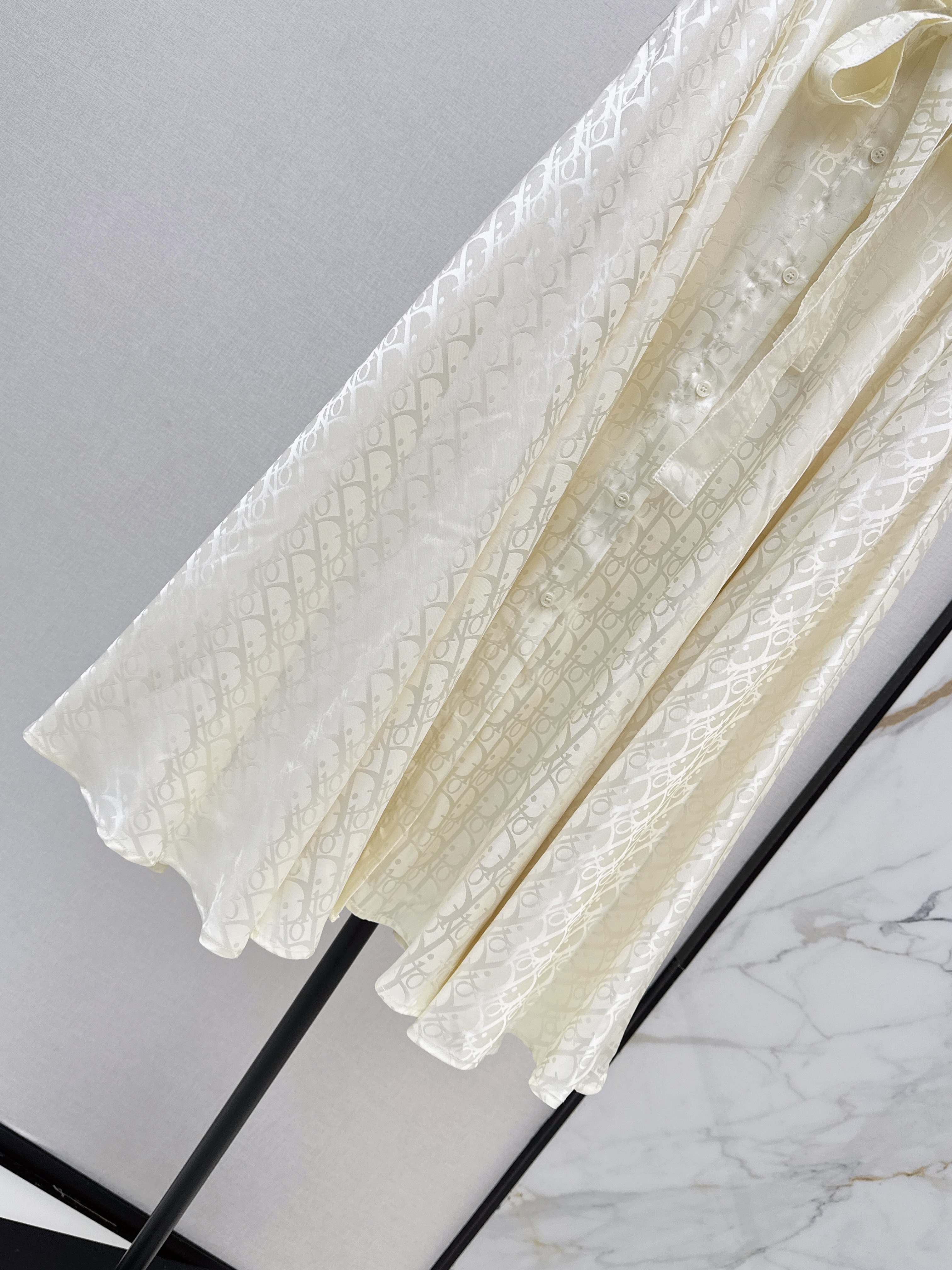 CD 26ss jacquard pleated skirt