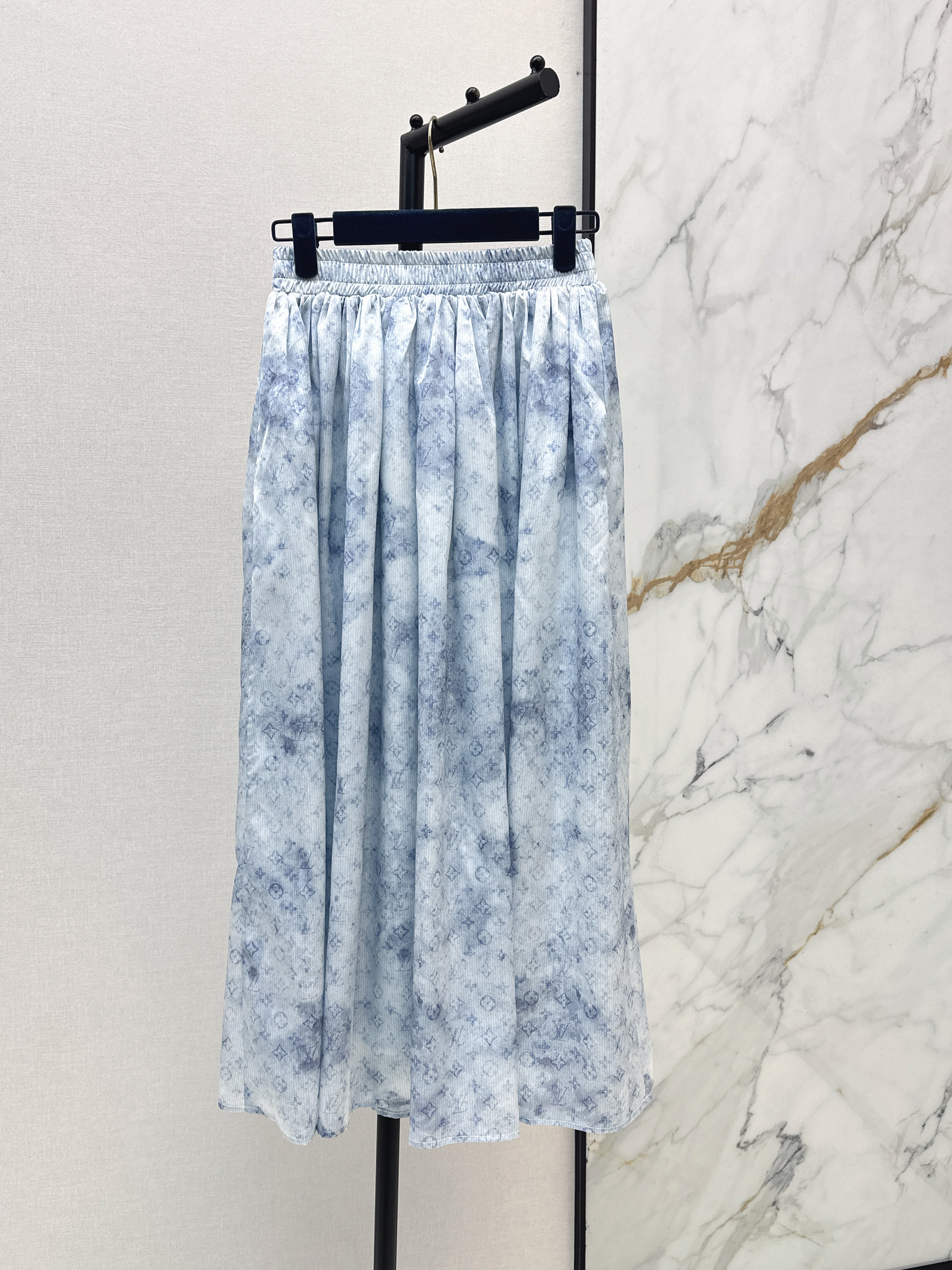 Loui 26ss gradient print skirt