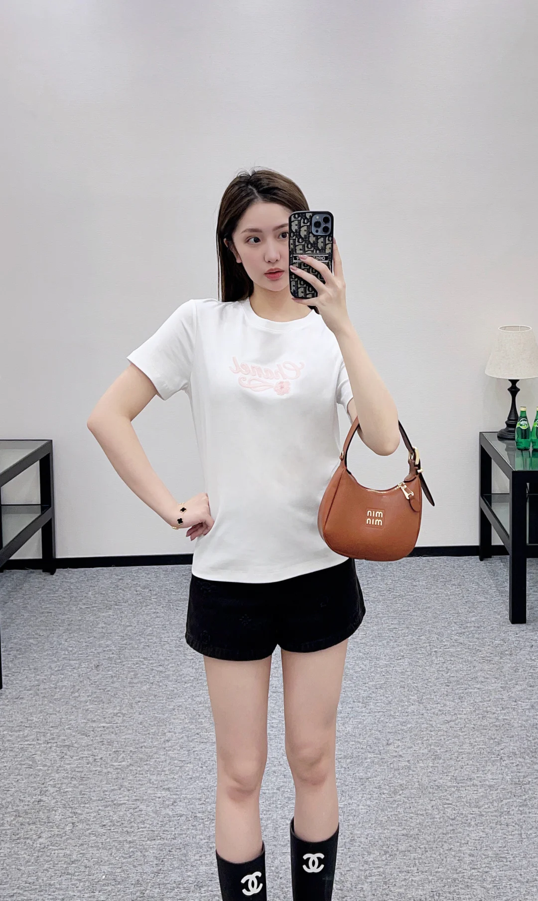 Chan 26ss beading t-shirts