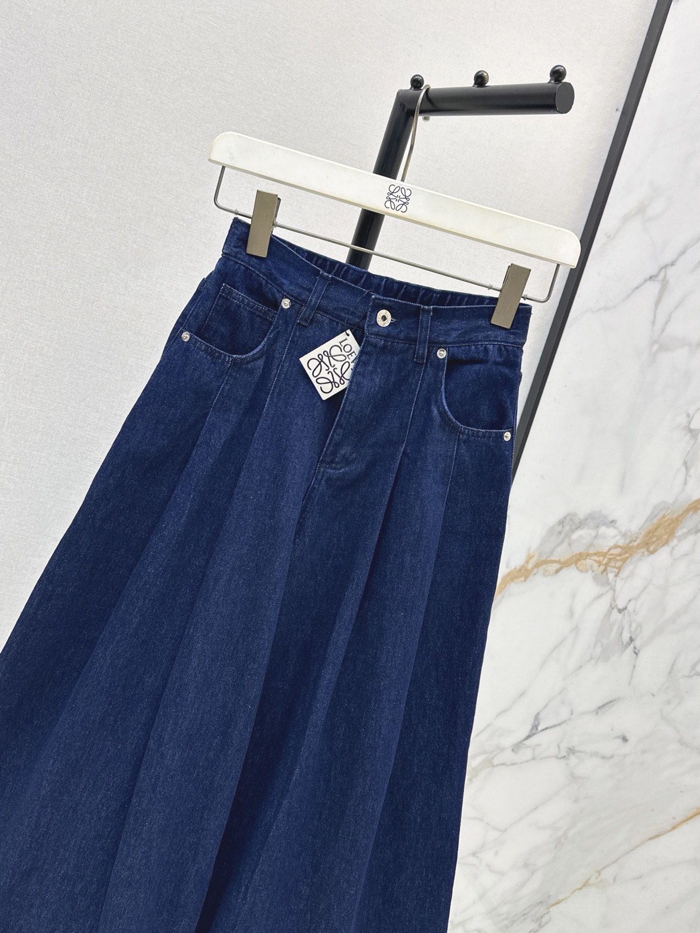 Loe 26ss cropped denim pants