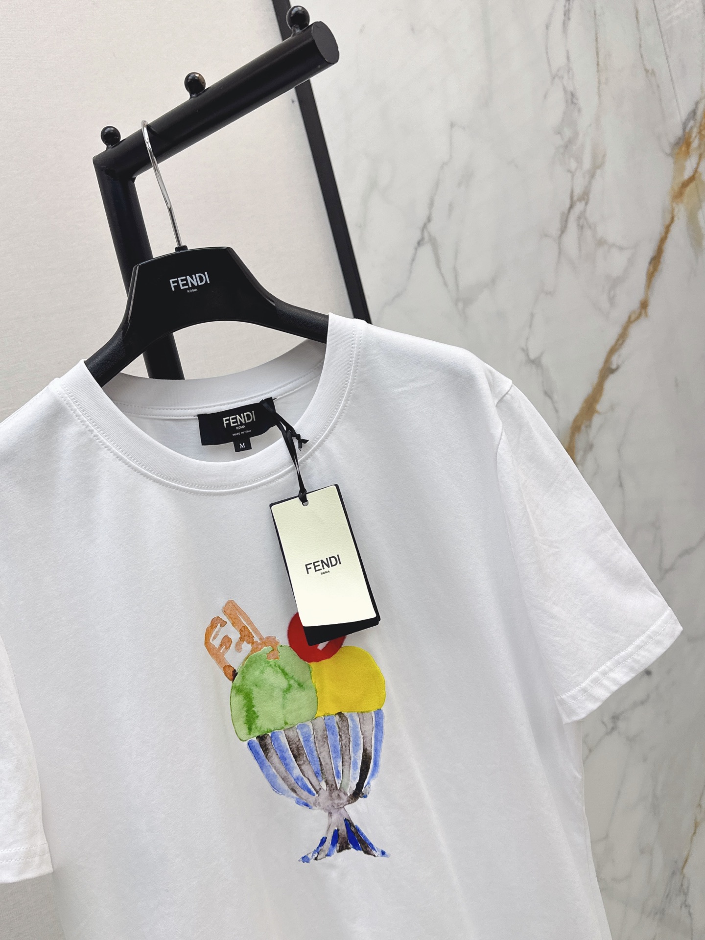Fend 26ss print t-shirt