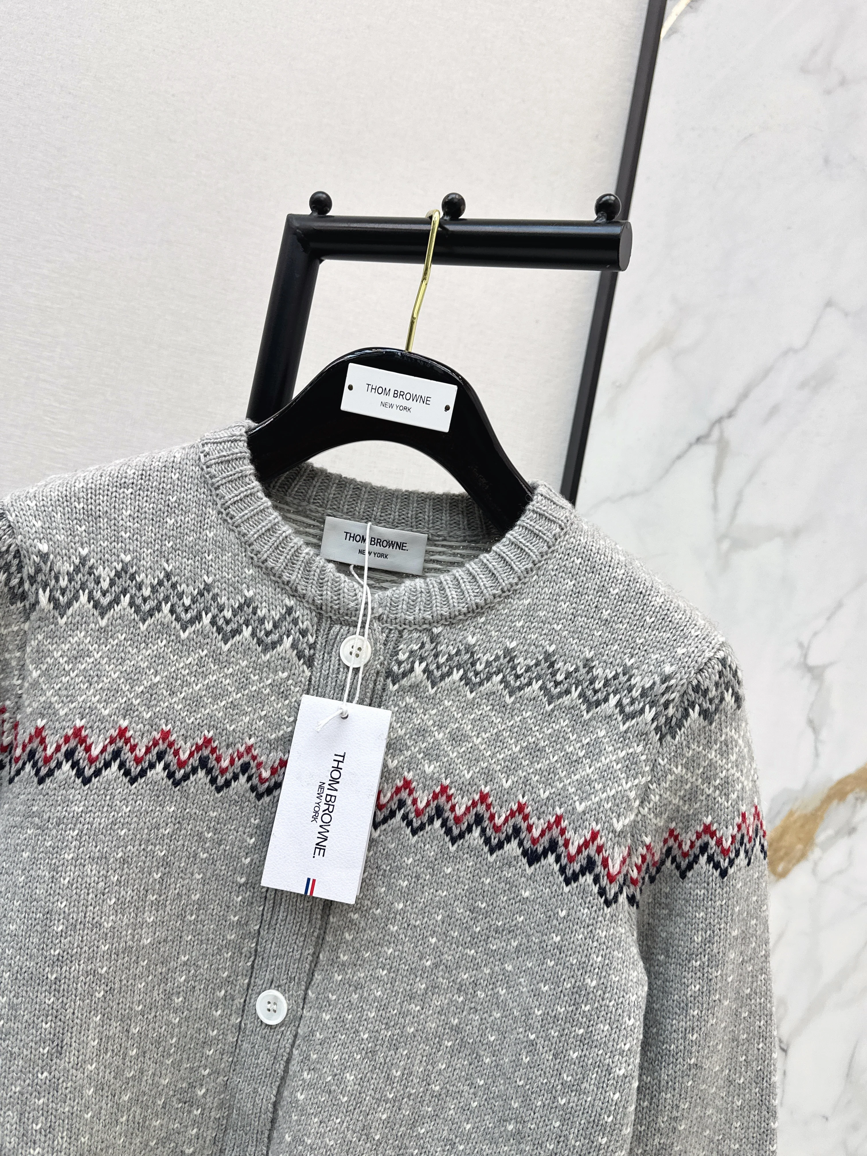 Thom 26ss fair isle cardigan