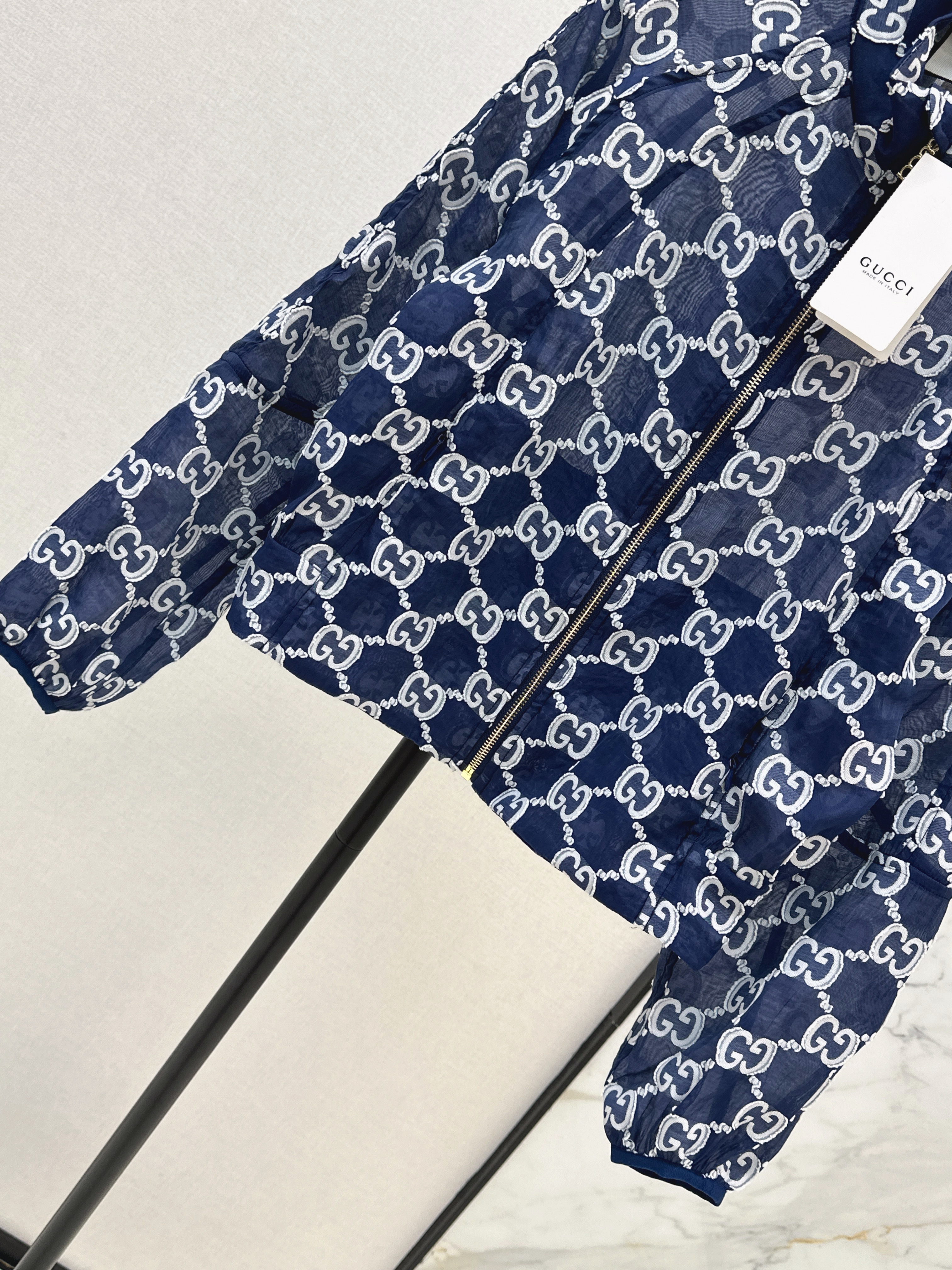 Guc 26SS Monogram Print Cropped Jacket