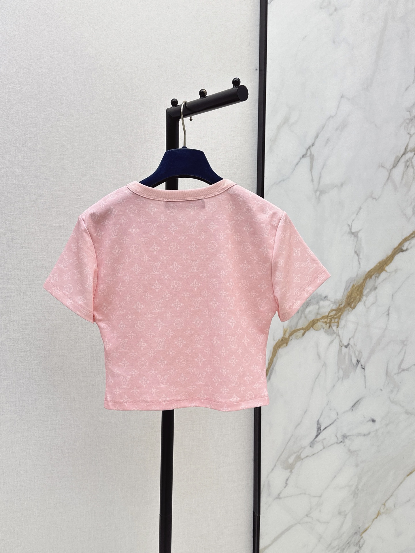 Loui 26ss cropped print t-shirt
