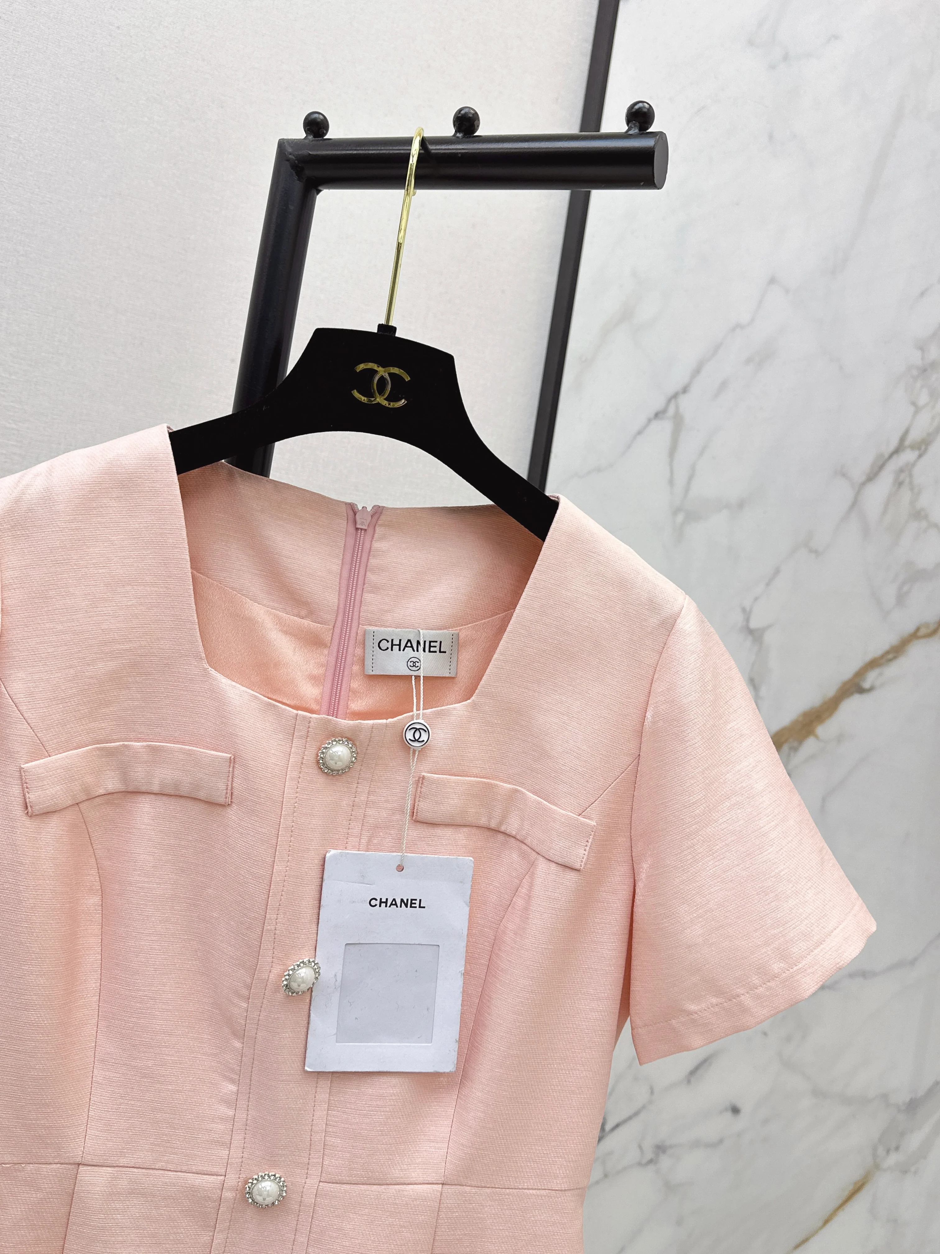 Chan 26ss tweed dress