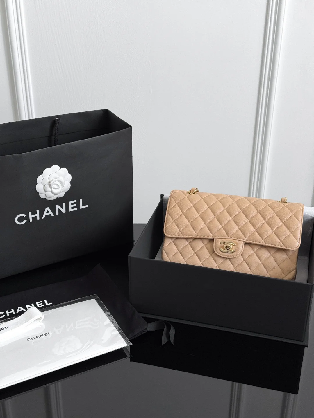 Chan cf25 chain shoulder bag