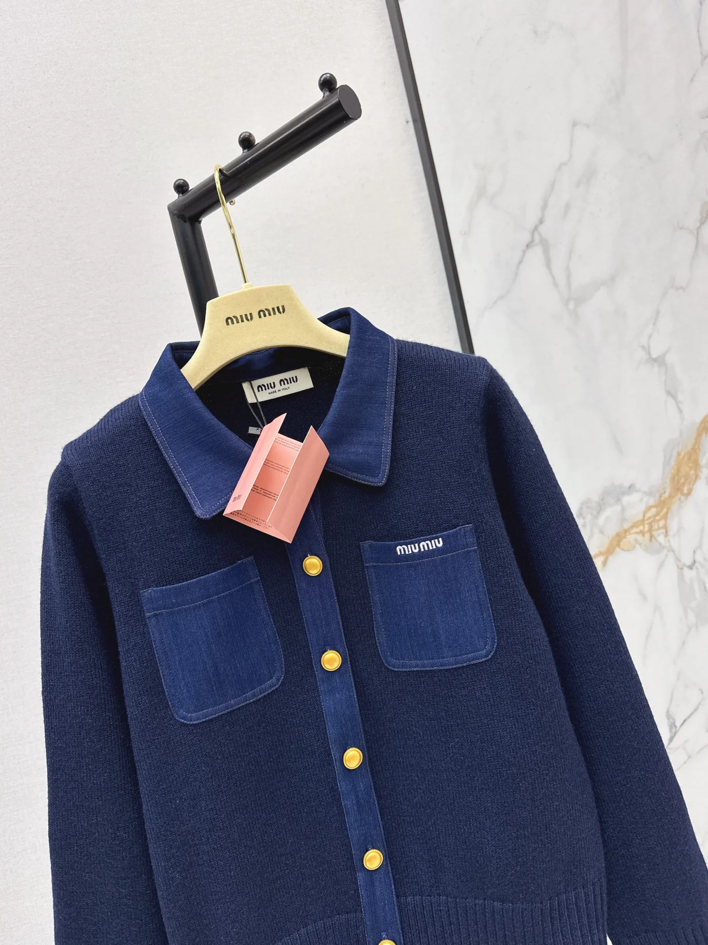 Miu 25fw wool cardigan