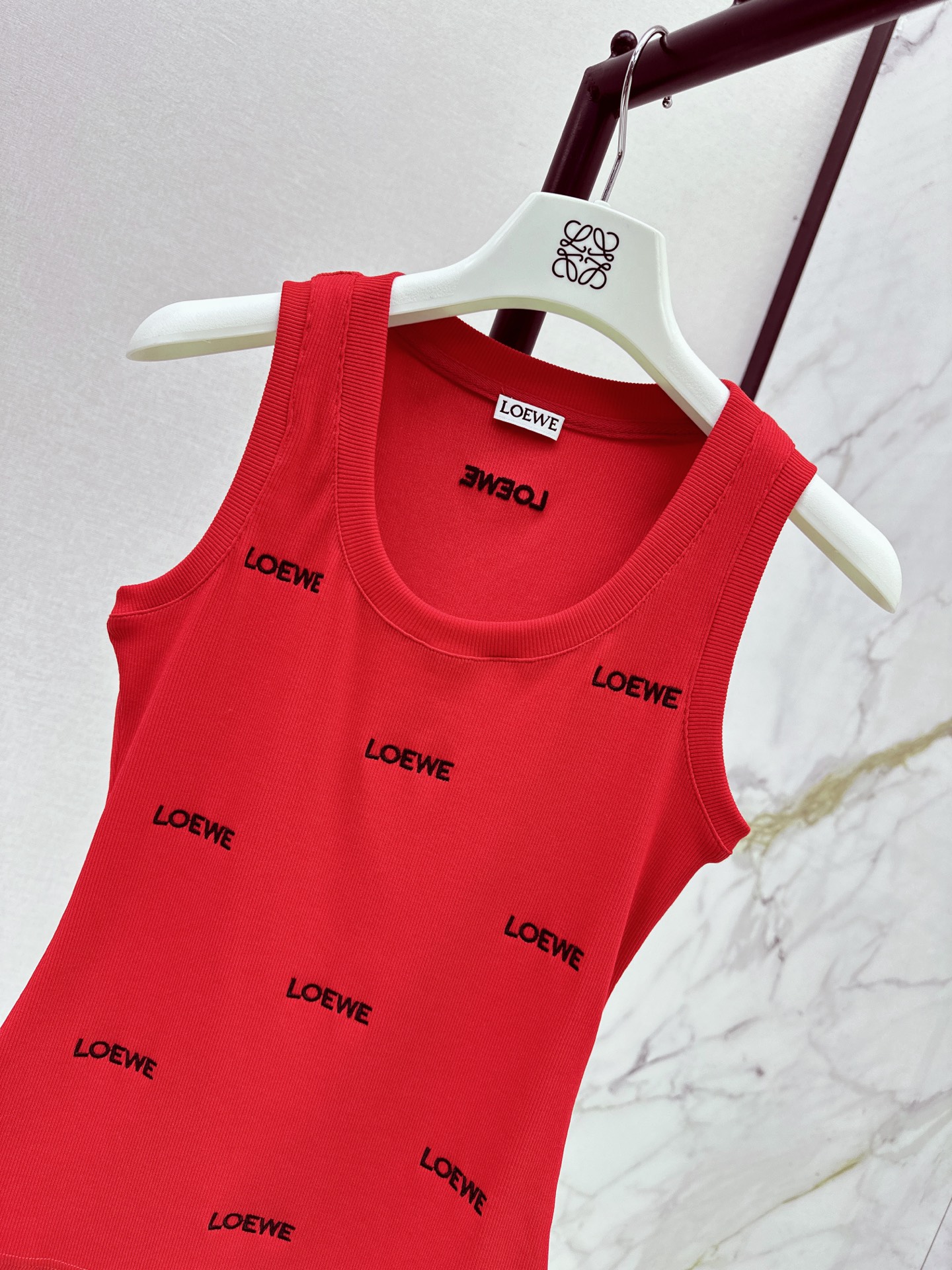 Loe 26ss embroidery vest