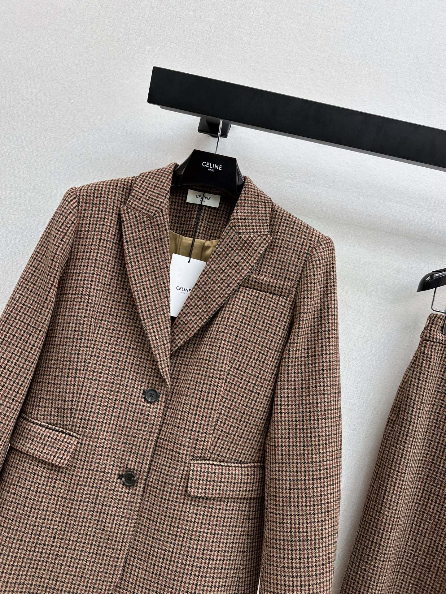 Celi 25fw check blazer
