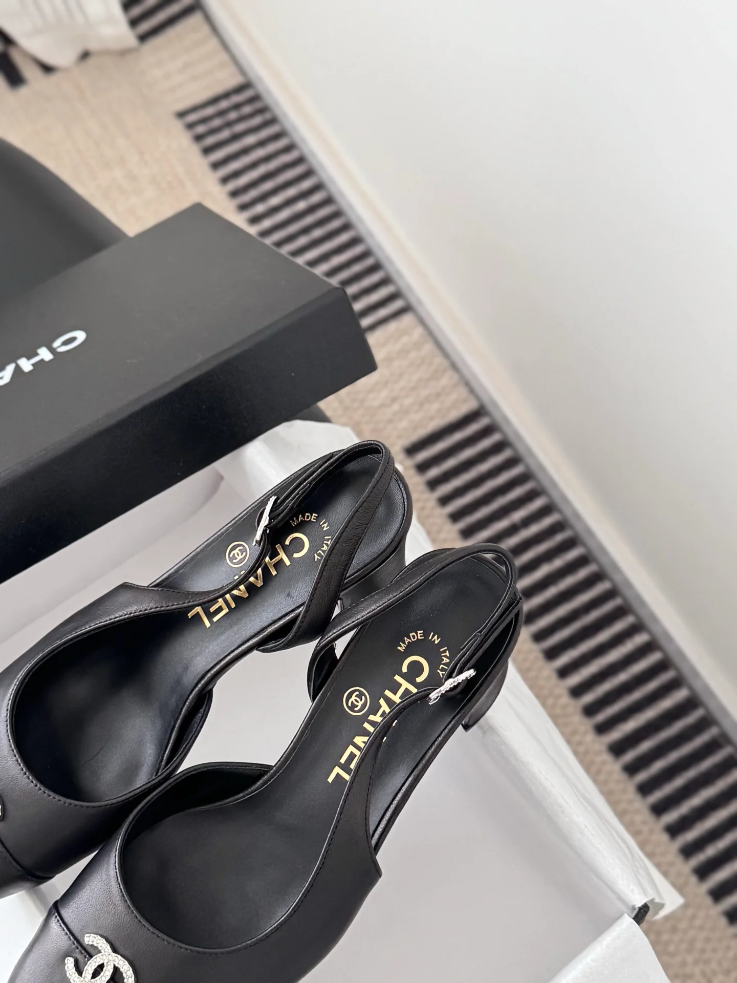 Chan 25fw mary jane chunky heels