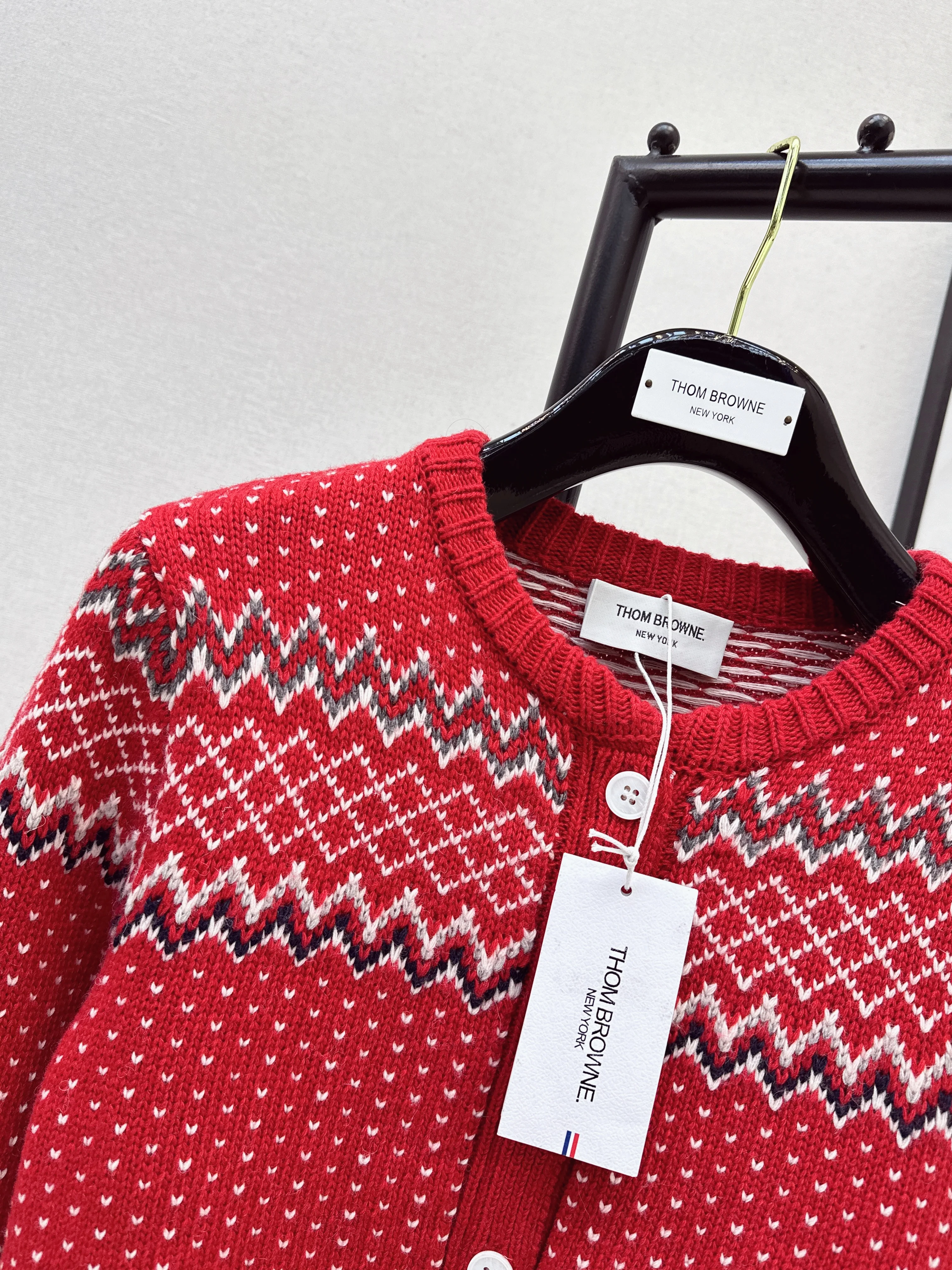 Thom 26ss fair isle cardigan