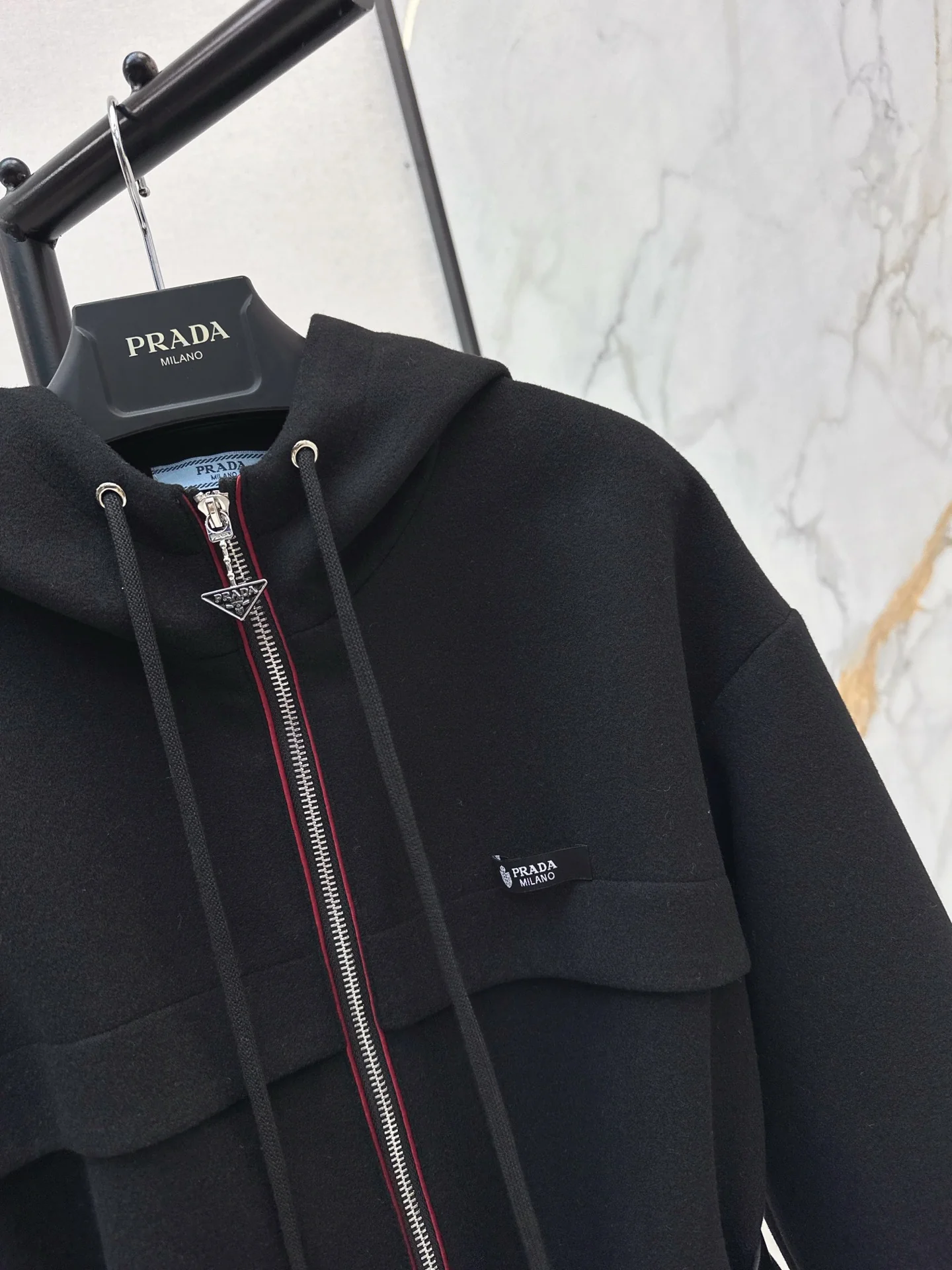 Prad 25fw hooded jacket