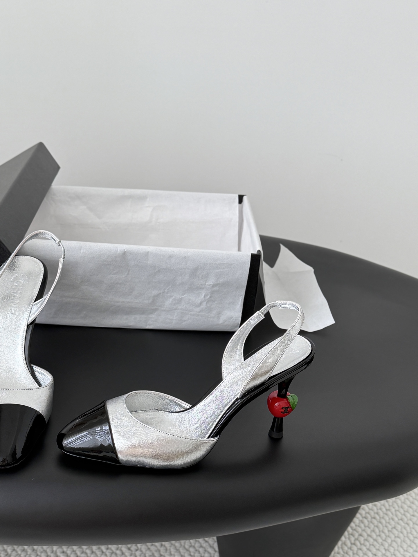Chan 26A slingback heels