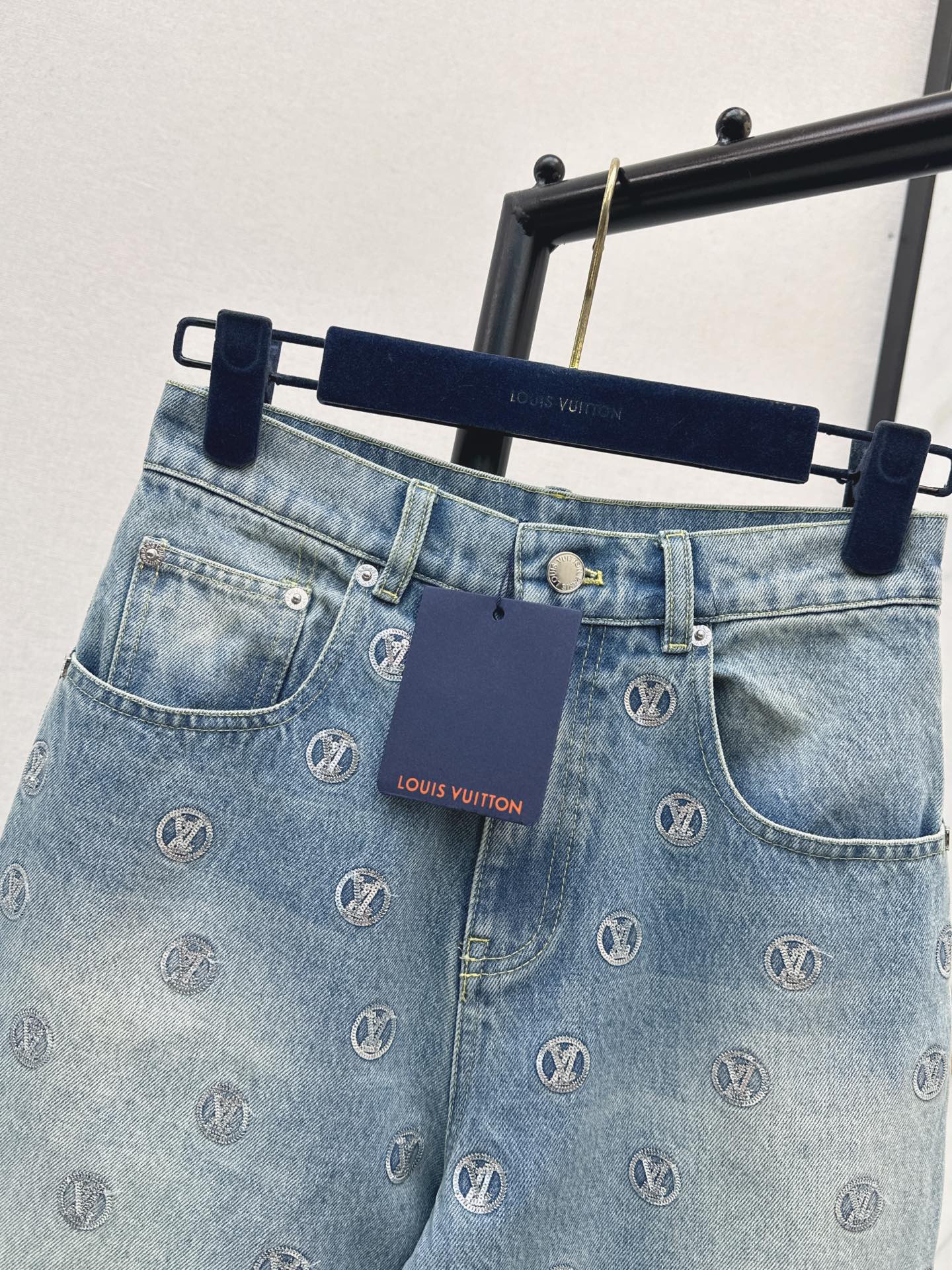 Louis 25fw embroidery jeans