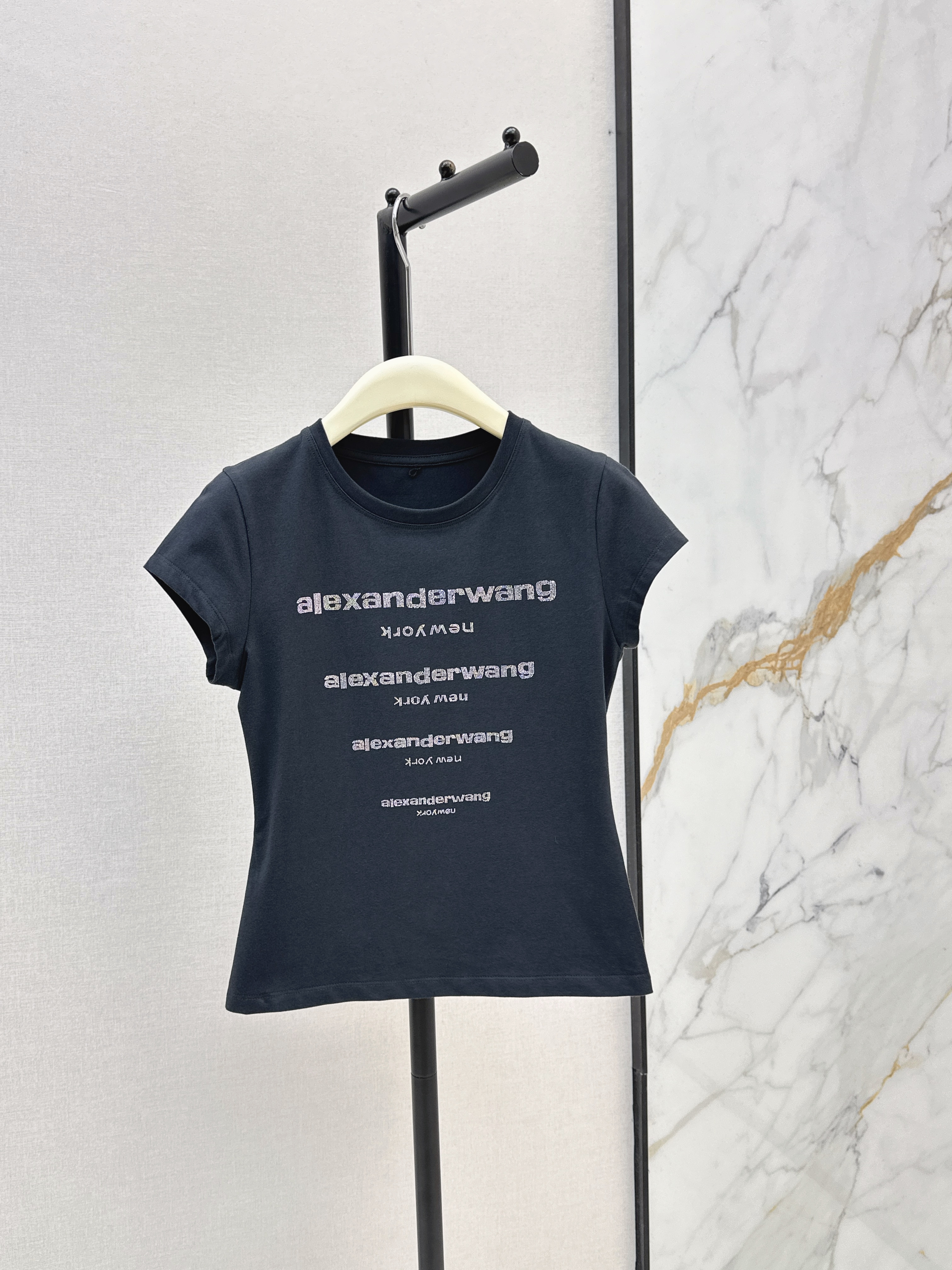 Alex 26ss rhinestone t-shirt