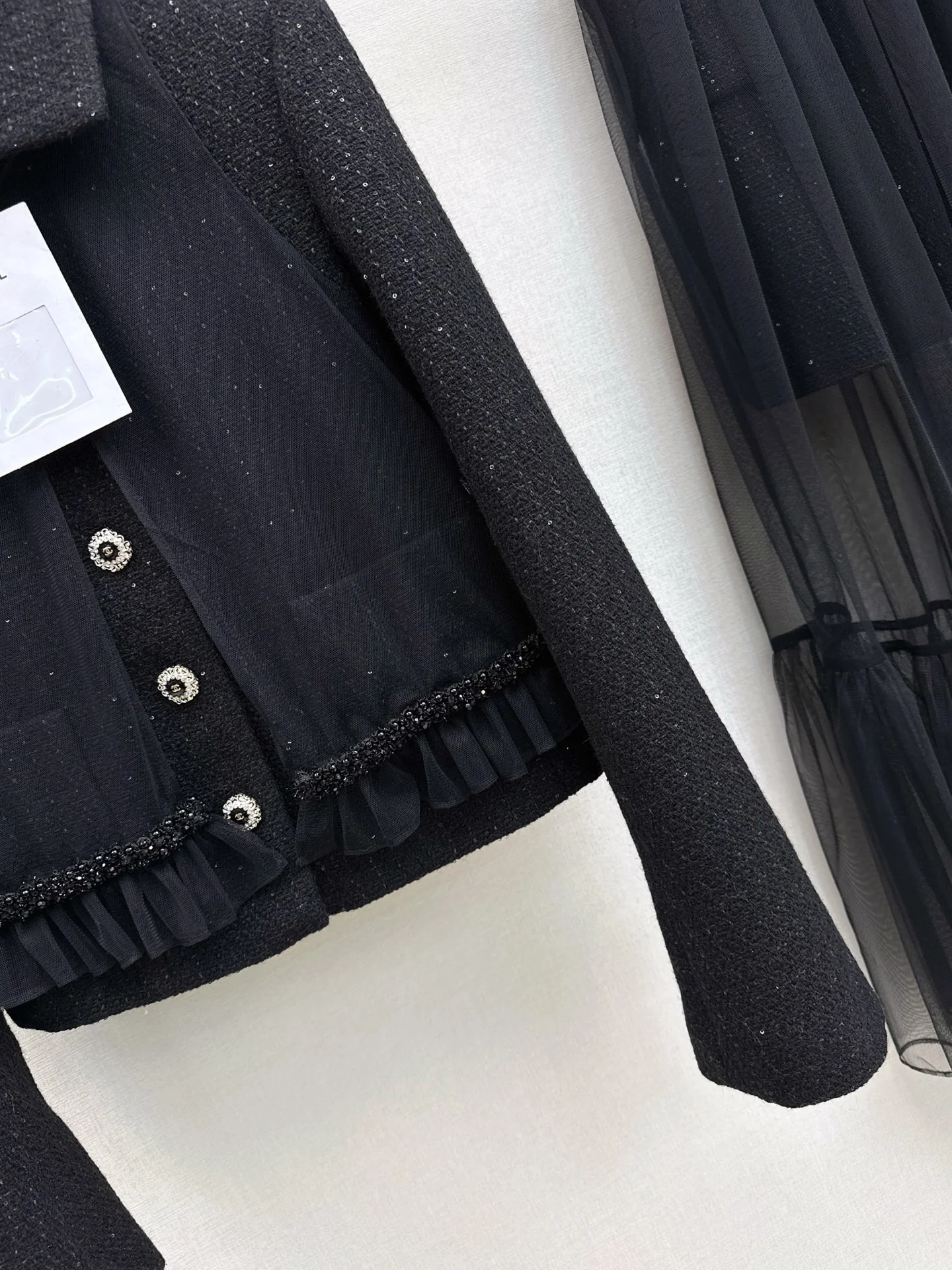 Chan 25fw woven tweed jacket