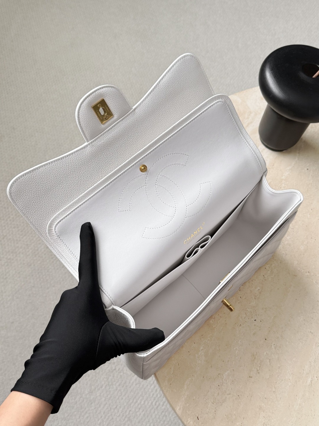 Chan cf30 chain shoulder bag