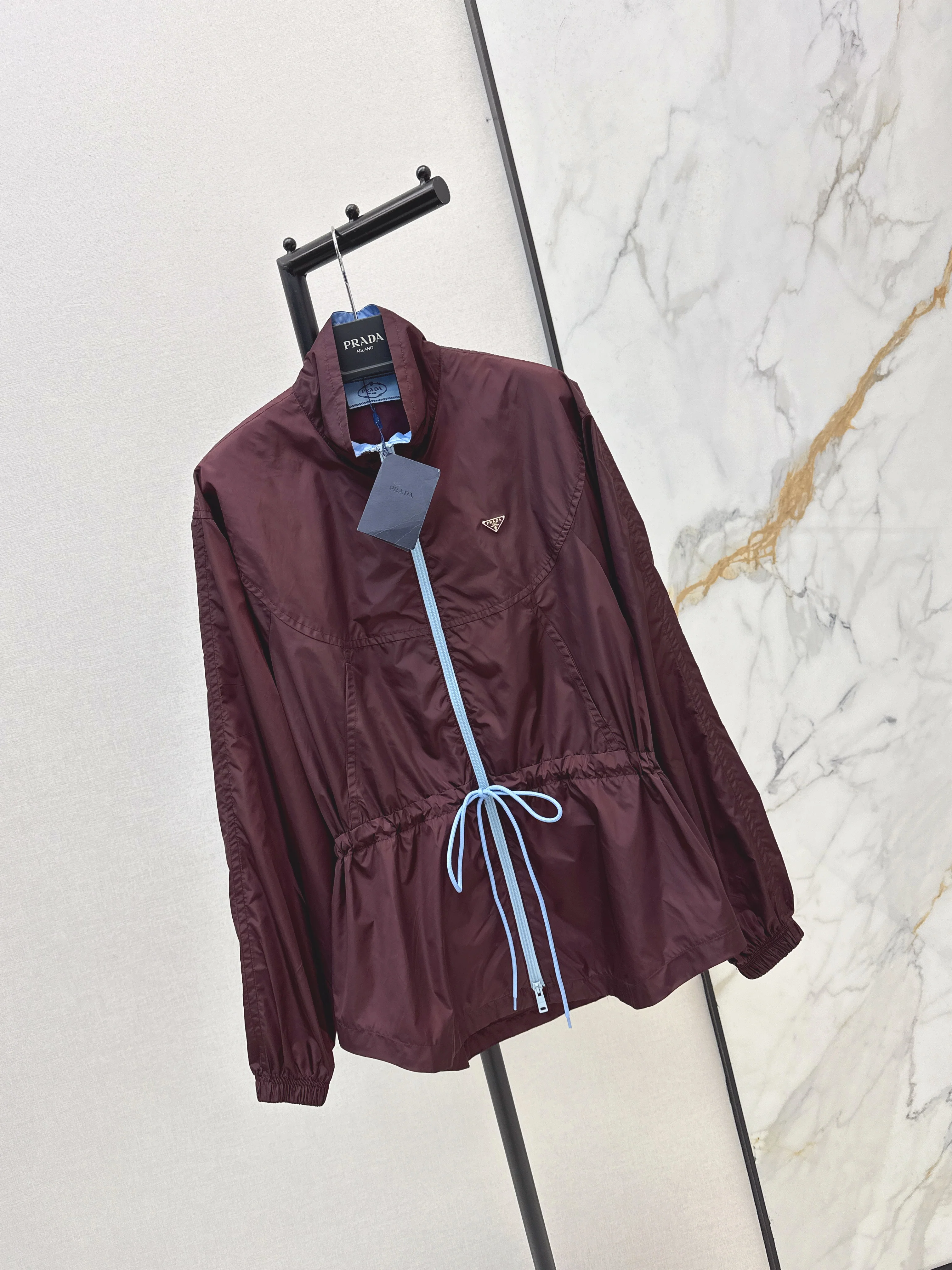Prad 26ss drawstring trench coats