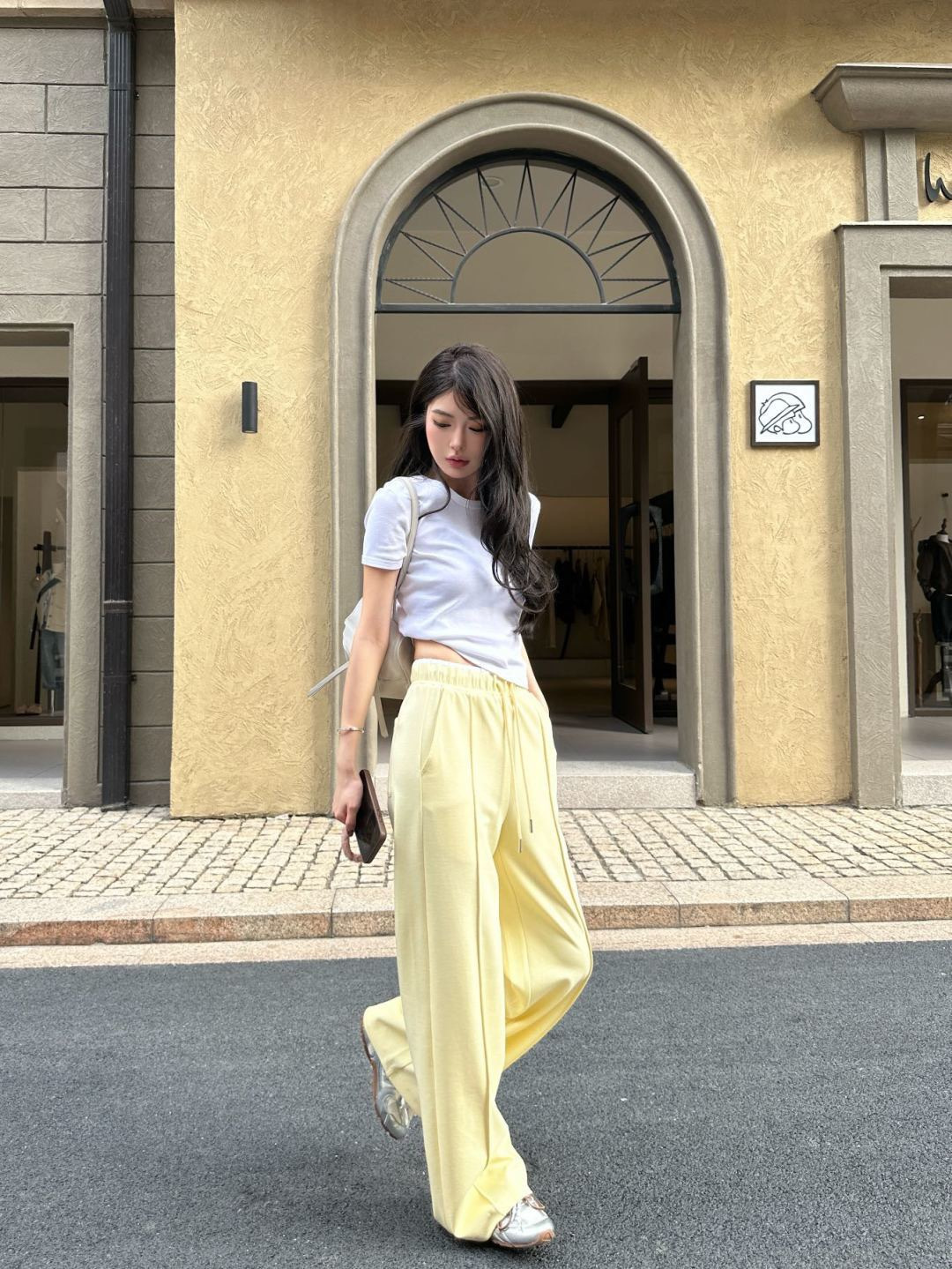 Celi 26ss embroidery pants