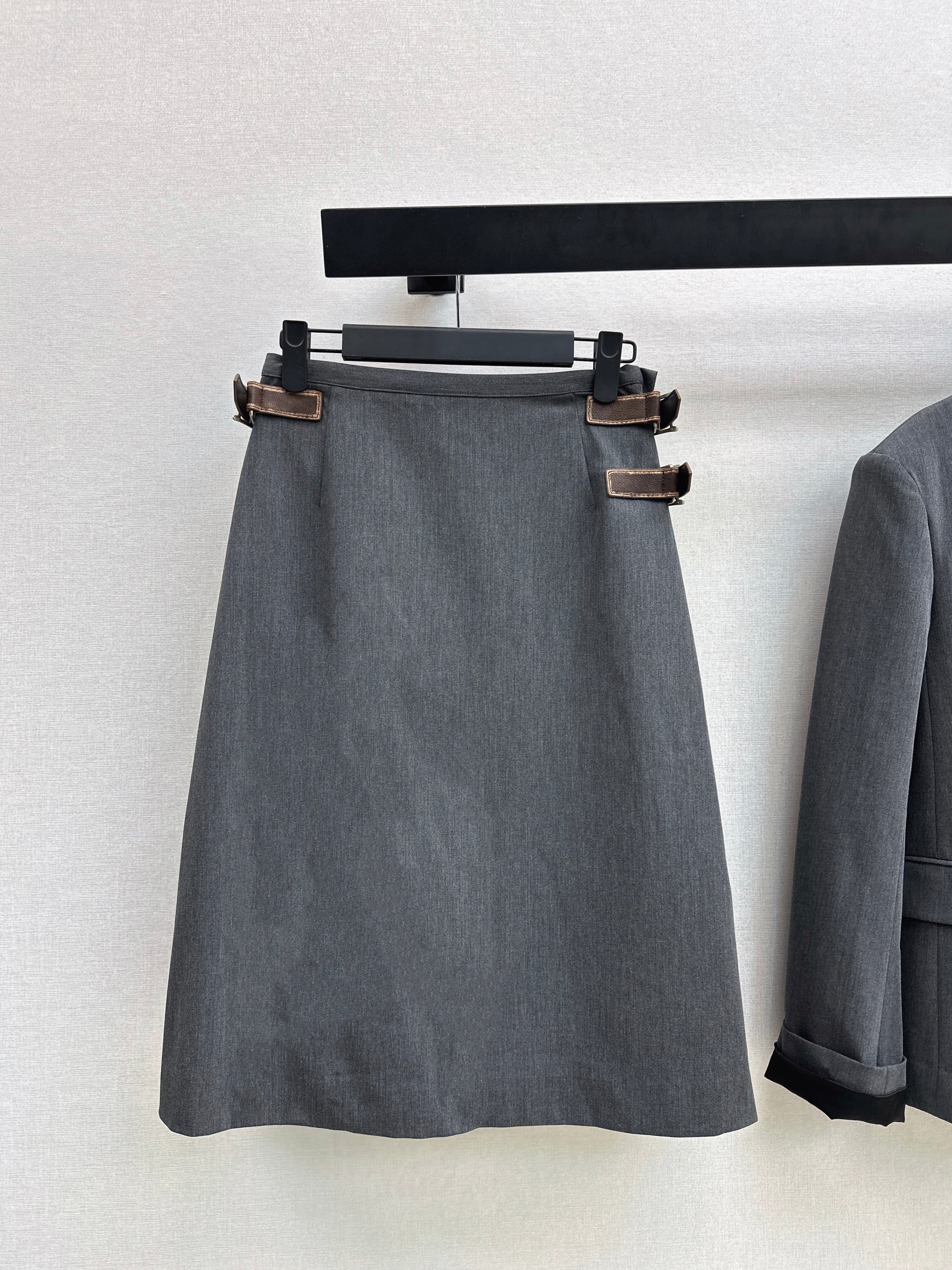 Prad 26ss pleated skirts