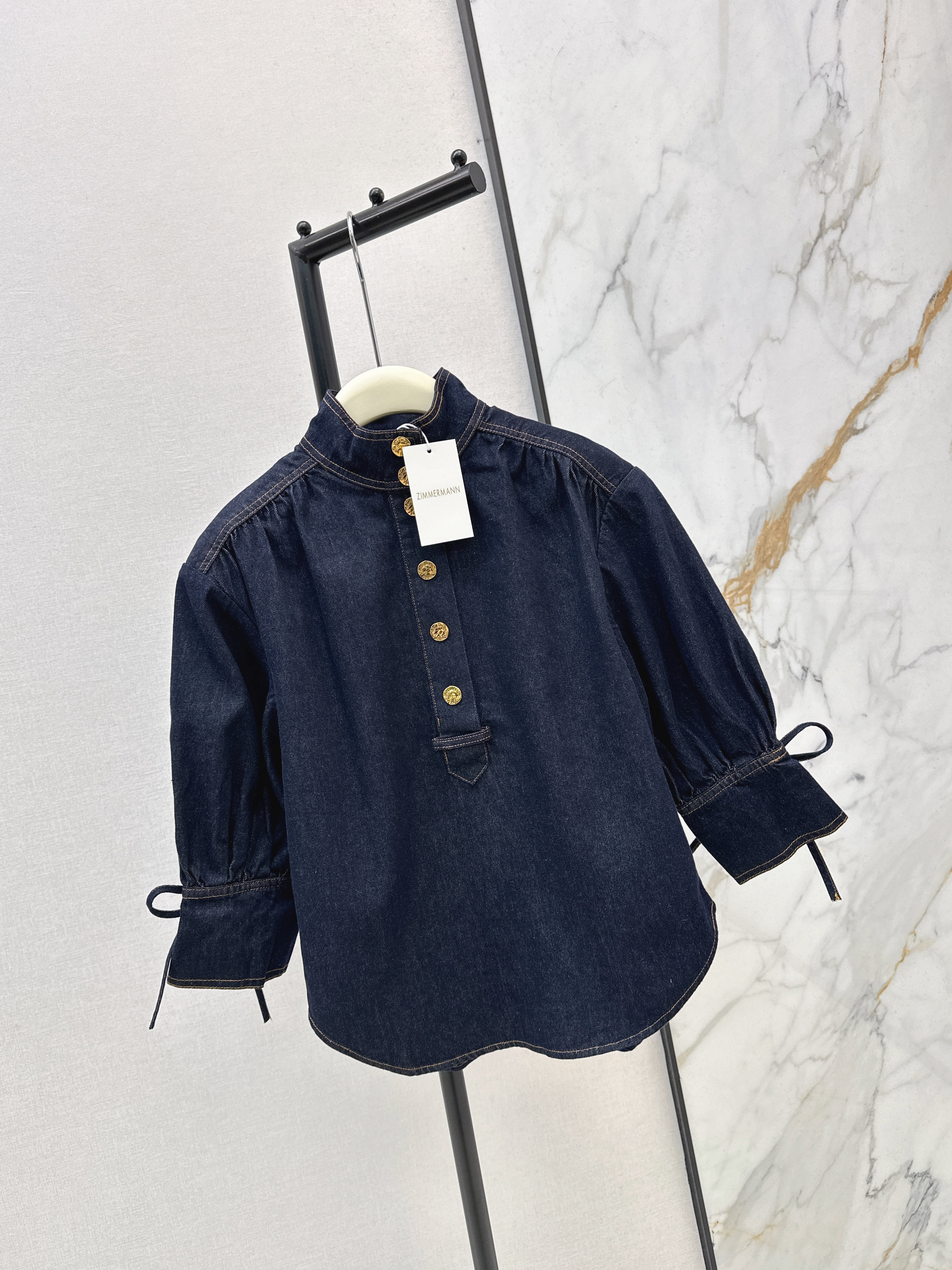 Zimm 26ss denim shirt