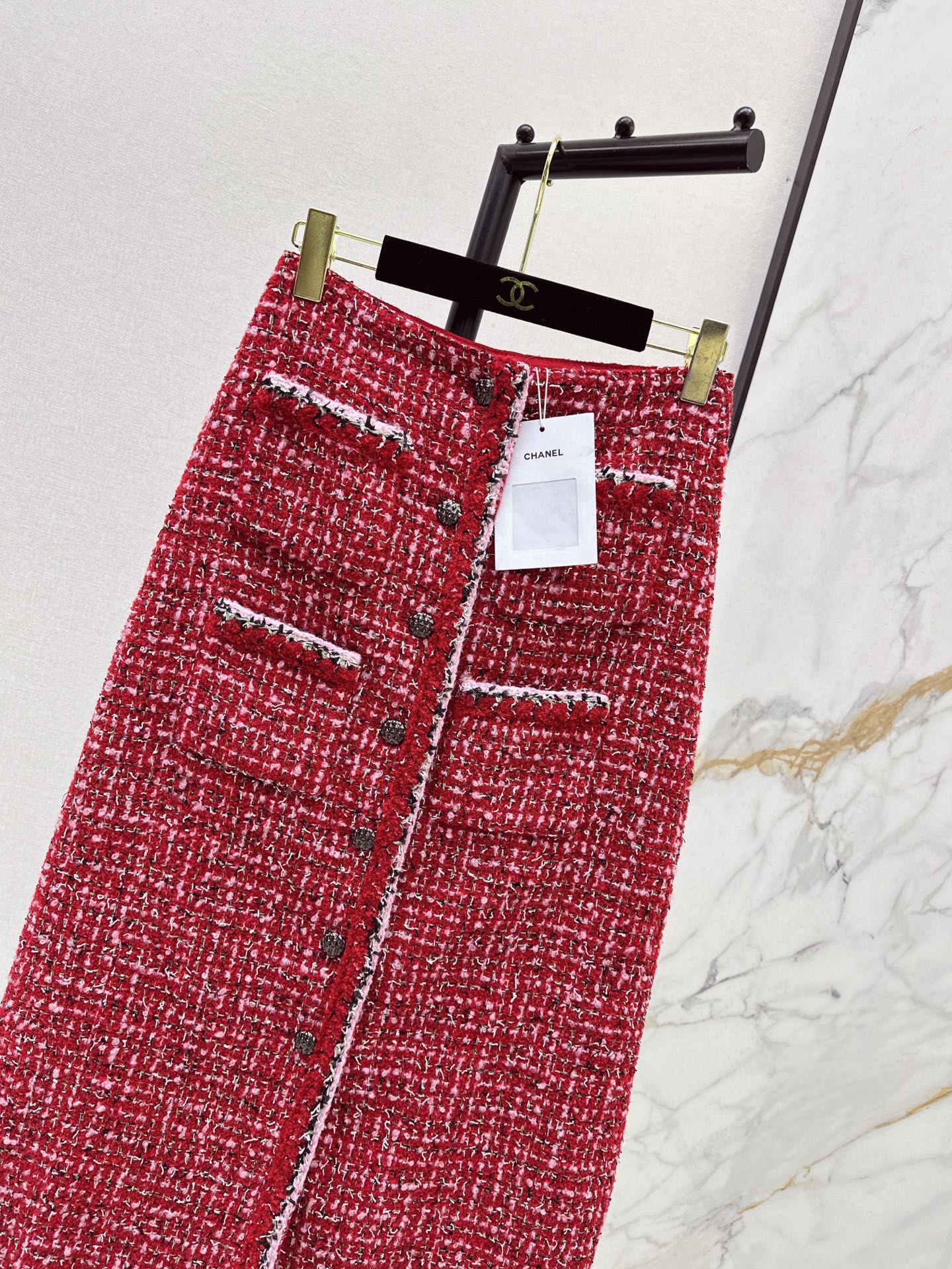 Chan 25fw tweed skirt